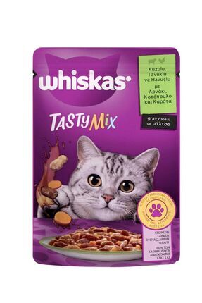 Tastymix Kuzu & Tavuk & Havuçlu Yetişkin Kedi Maması 28 X 85 G Image 1