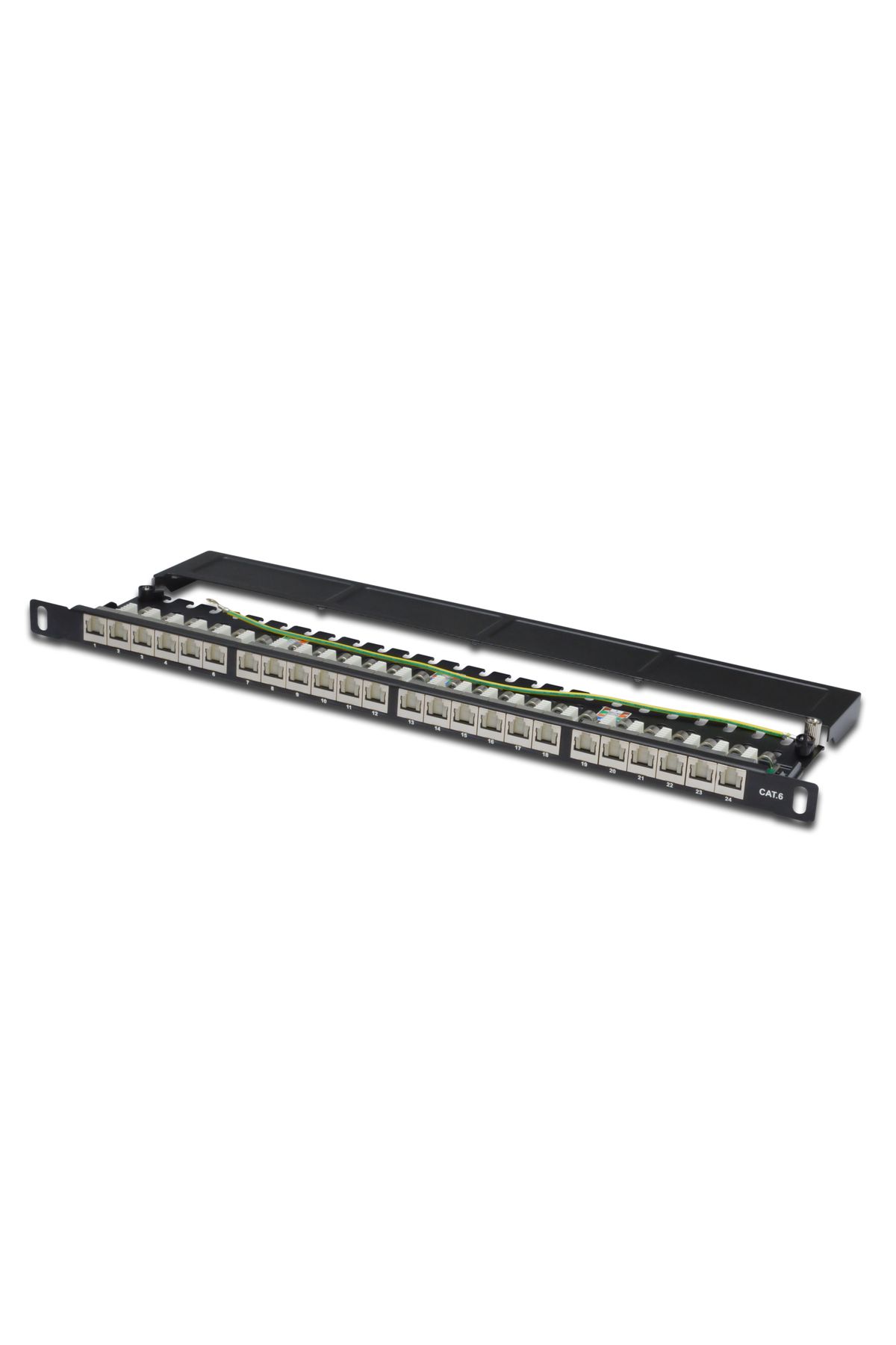 Digitus 19 Inch 24 port Cat.6Patch Panel, Zır...