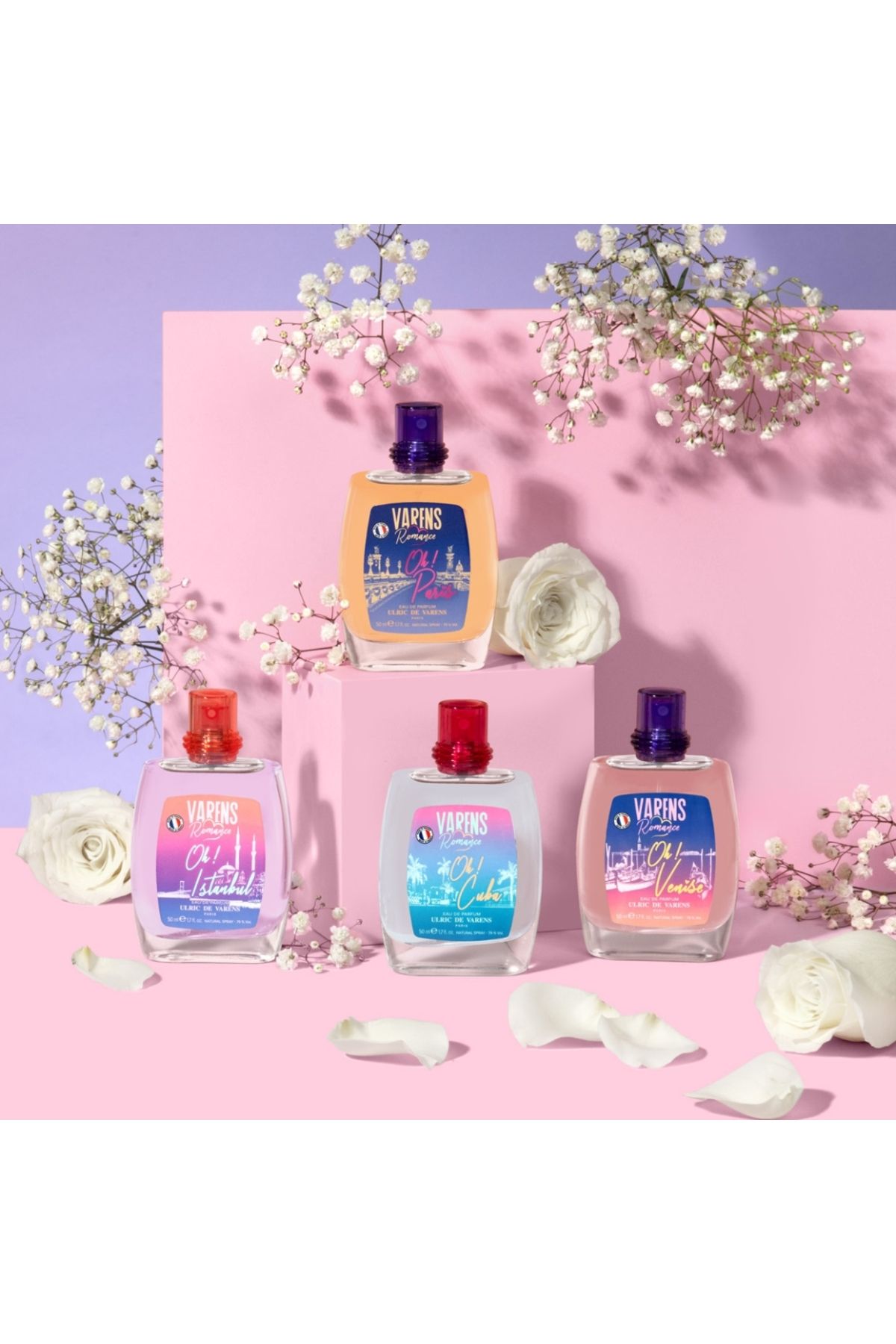 Varens Romance Koleksiyonu Kadın Parfüm Edp 4'lü Set 4x50 ml