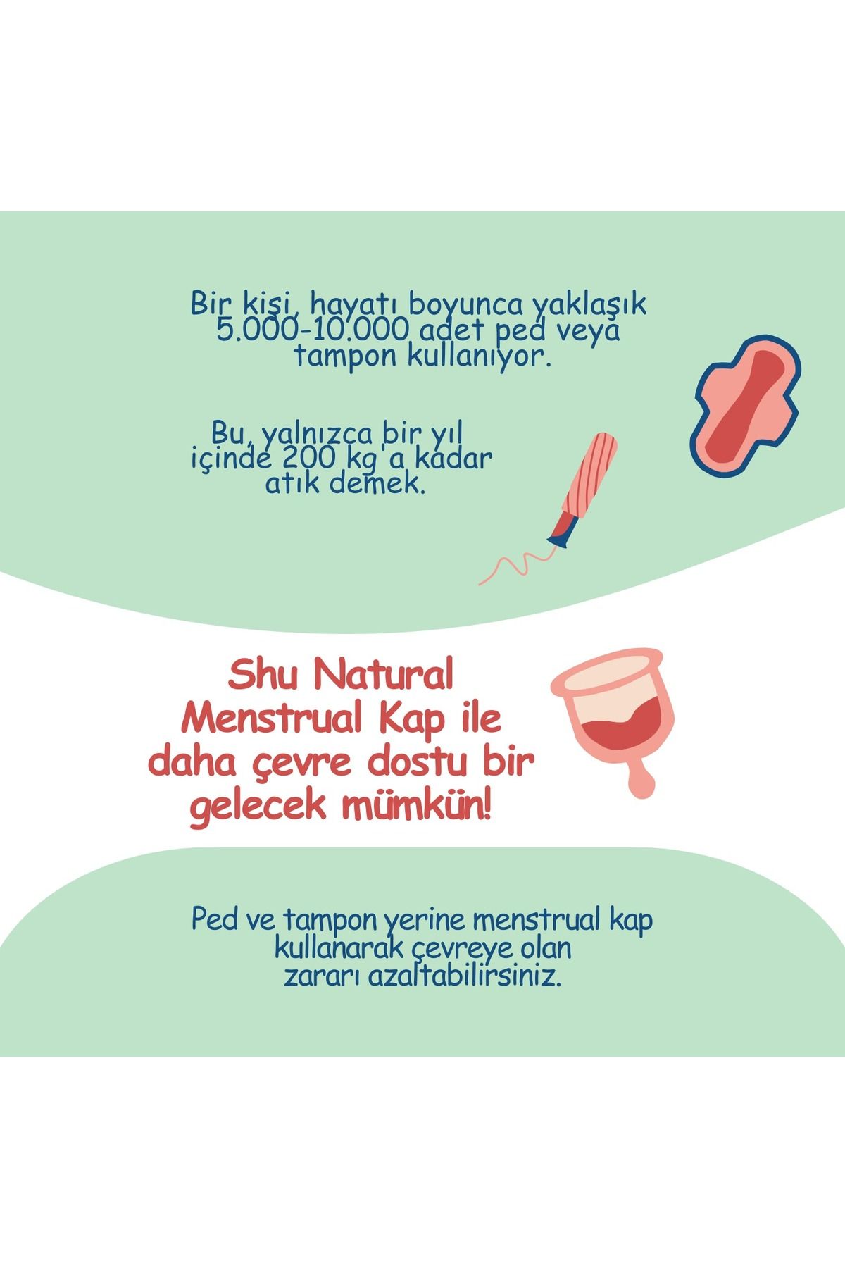 Menstrual Kap Large Beden