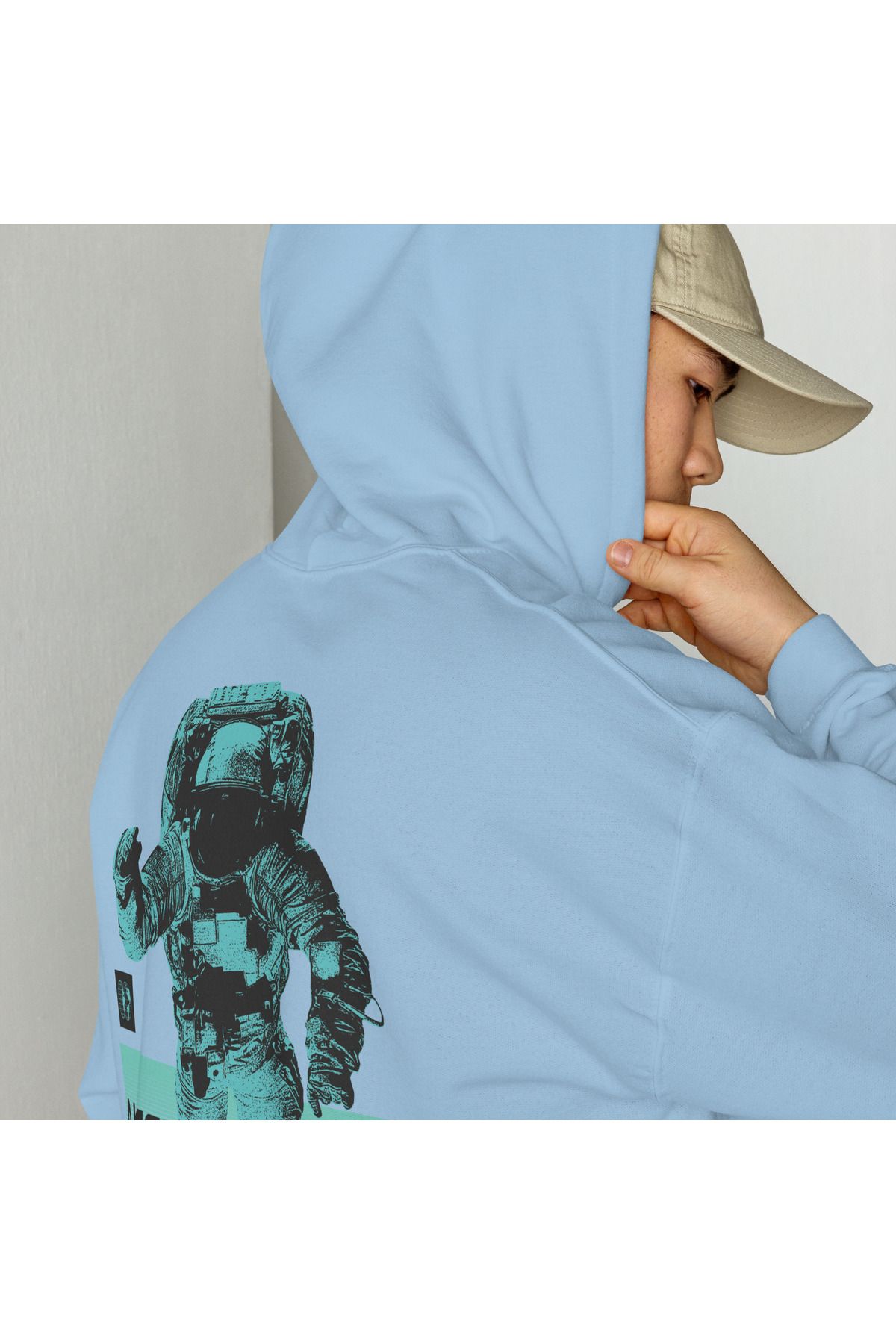 Moda Glo Unisex Need SpaceBaskılı Oversize Sw...