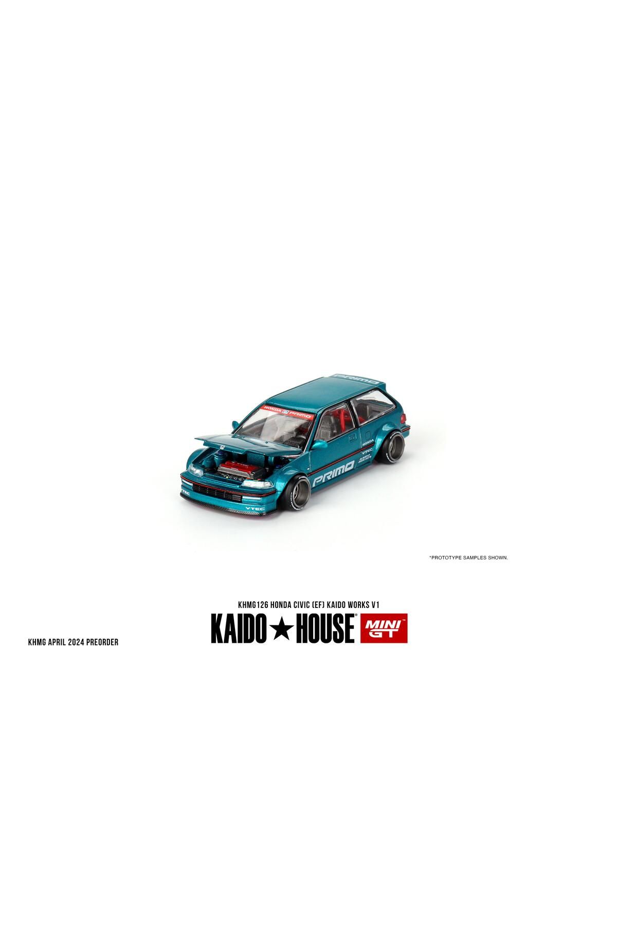 mini gt Kaido House HondaCivic (EF) Kaido Wor...