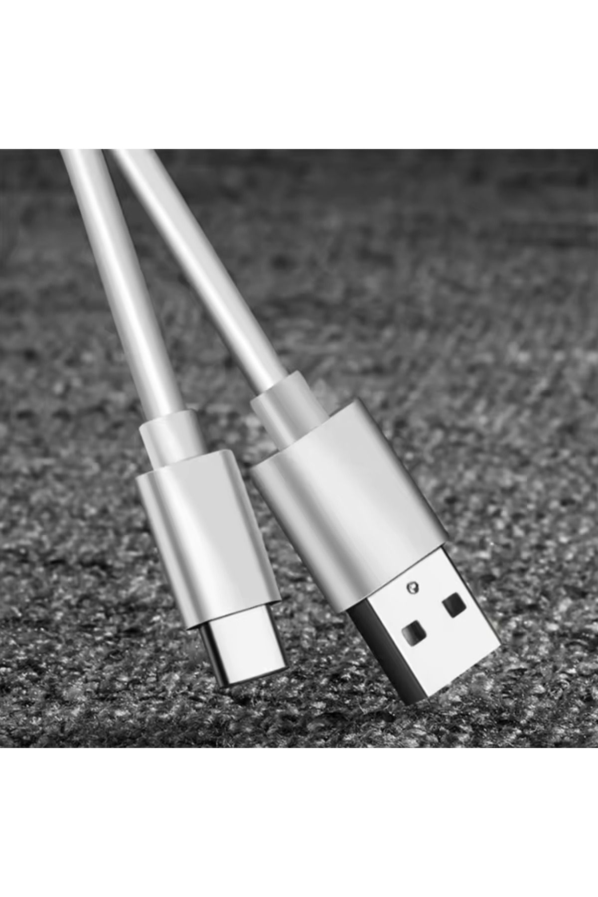 Şarj Kablosu 18w 3.0a Type C To Usb Hızlı Şarj Kablosu , Beyaz