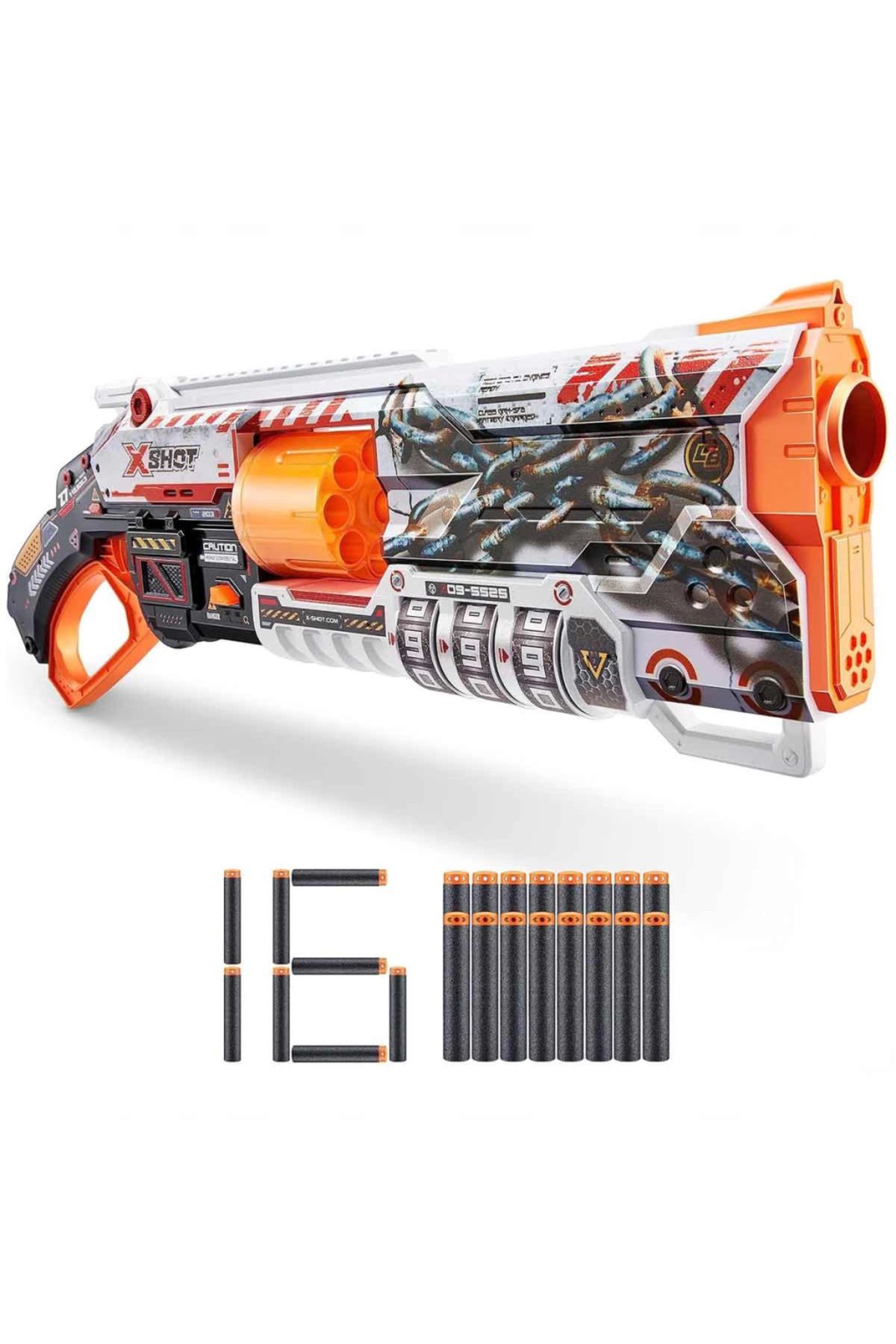 X-shot Skins Lock Blaster 16 Dartlı