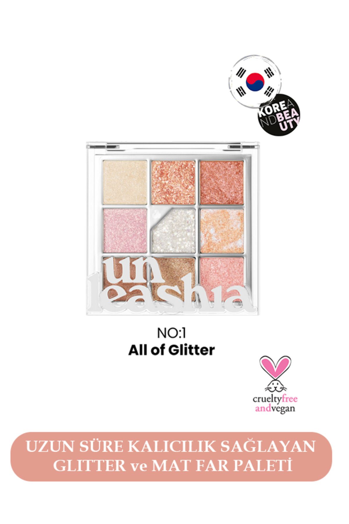 UNLEASHIA - Glitterpedia EyePalette No:1 All...