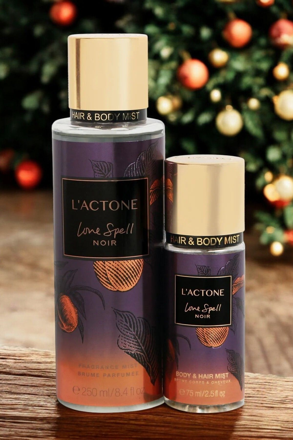 L'ACTONE Love Spell Noir Body& Hair Mist 2'li...