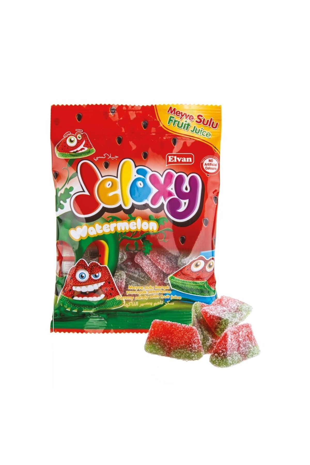 Jelaxy Şekerli Karpuz 80 Gr. 12 Adet (1 Kutu)