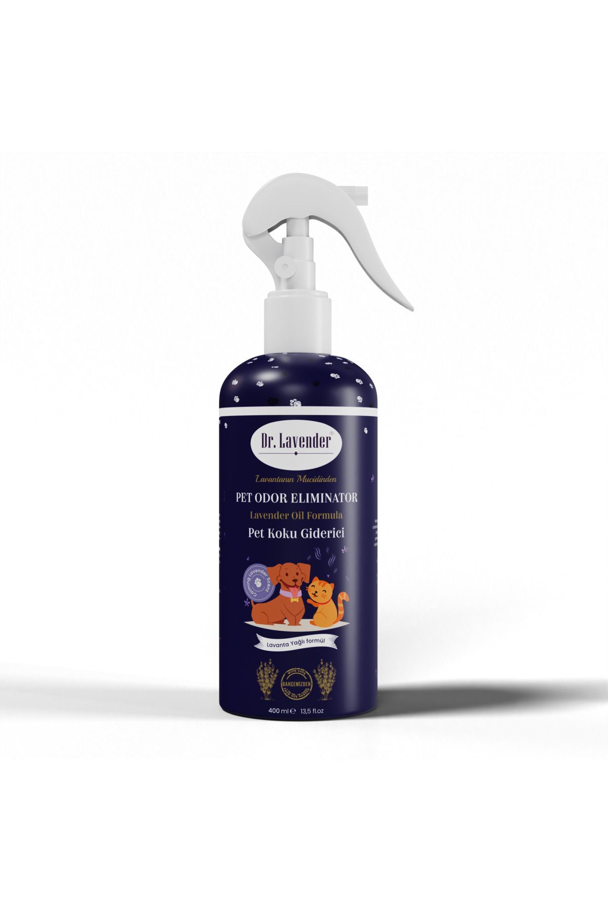 Dr. Lavender Lavanta Yağlı Pet Koku Giderici 400 ml Antiseptik Kedi Köpek Koku Giderici