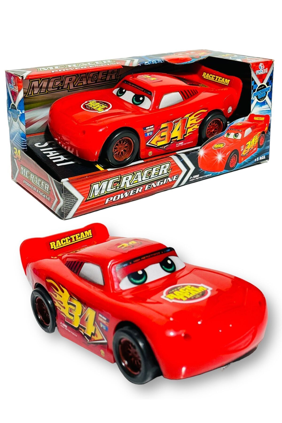 tmtoysandmore cars şimşek mcqueen sürtmeli ar...