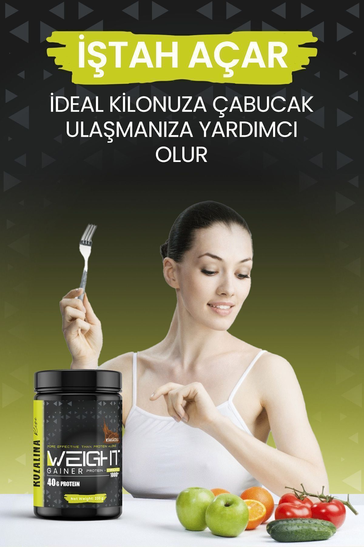 Kilo Aldırıcı Protein Muz ve Kakao Aromalı Karışım  2’li Set