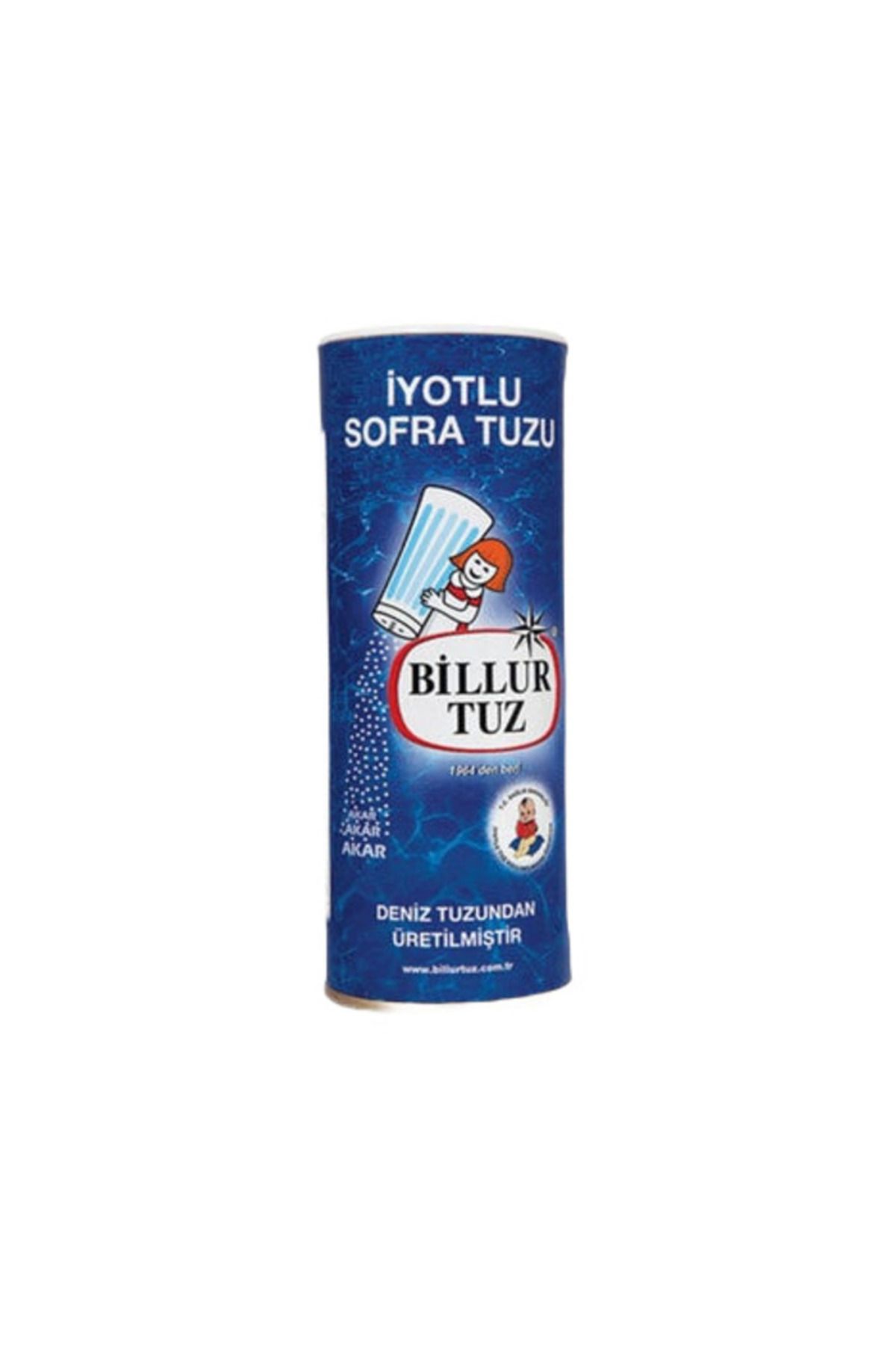 Billur İyotlu Sofra TuzuTuzluklu Mavi Kutu 50...