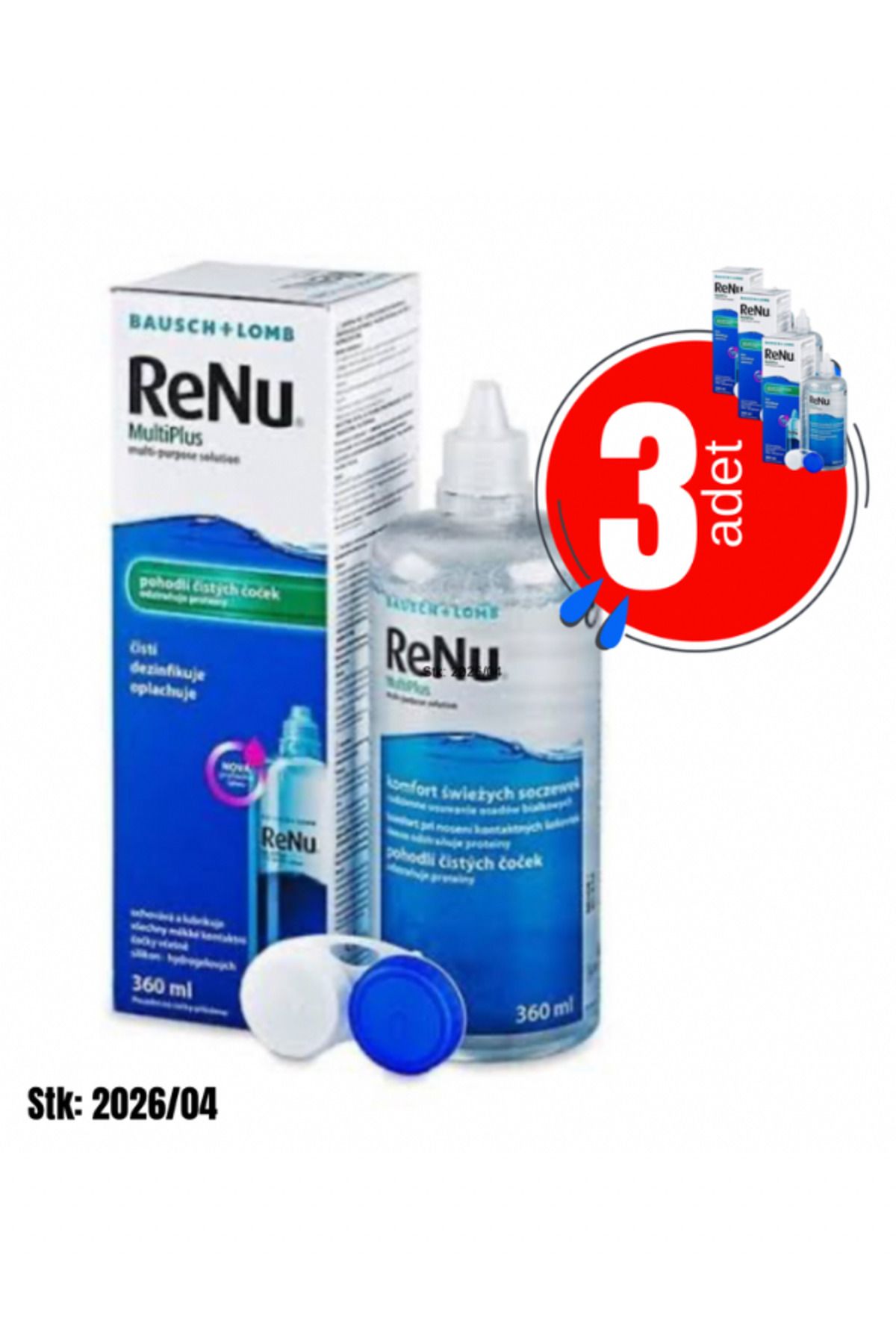 Bausch & Lomb Renu MultiplusLens Solüsyonu 36...