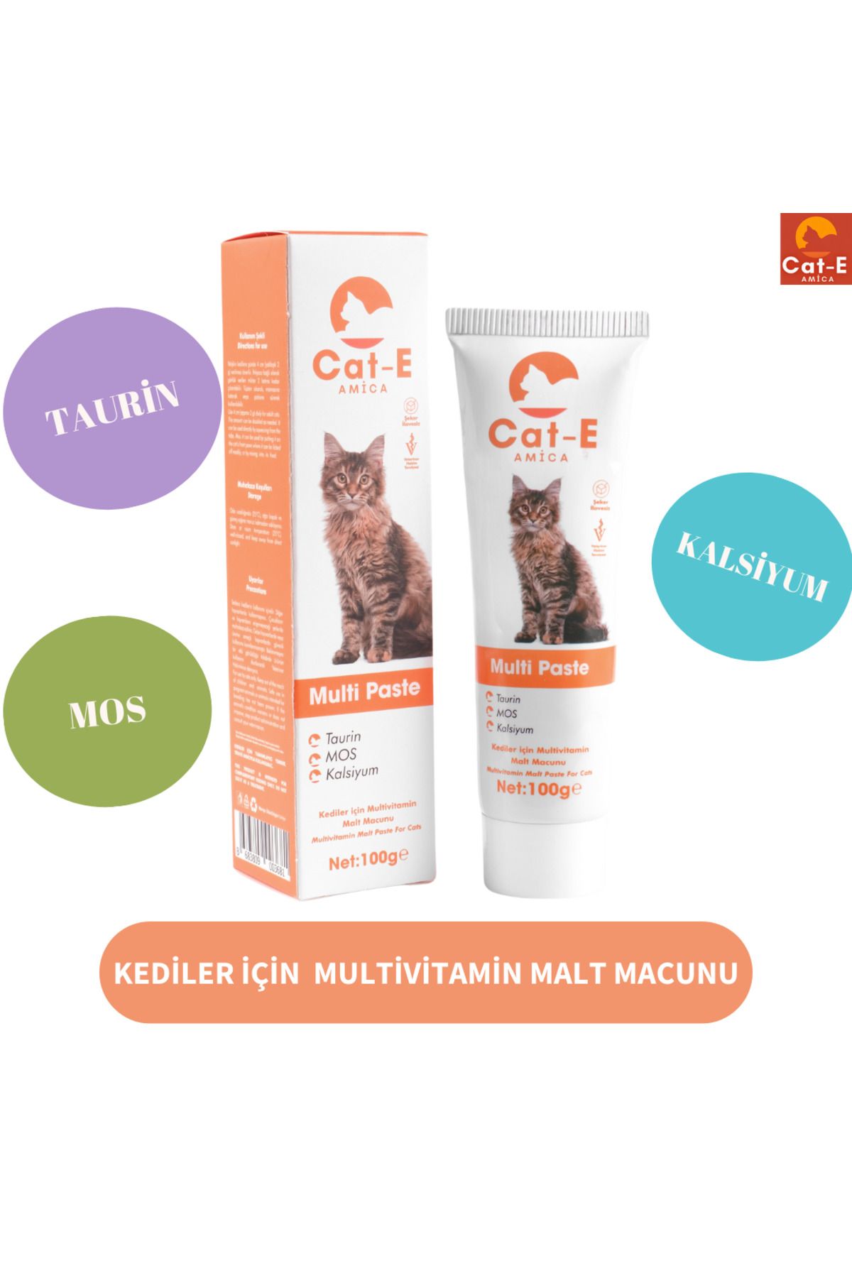 AMİCA CAT-E MULTİVİTAMİNPASTE KEDİLER İÇİN MU...