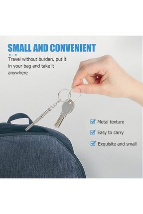 Anahtarlık Gözlük Tornavida Seti - Her An Yanında ! Image 4