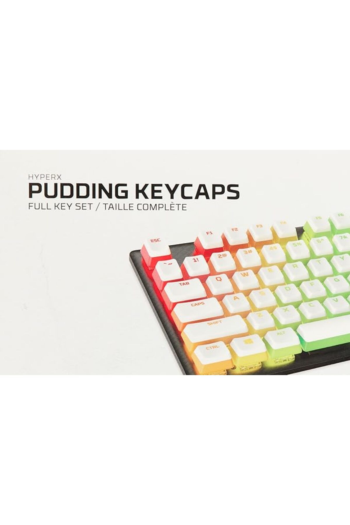 HyperX ABS Pudding Keycaps TR Beyaz