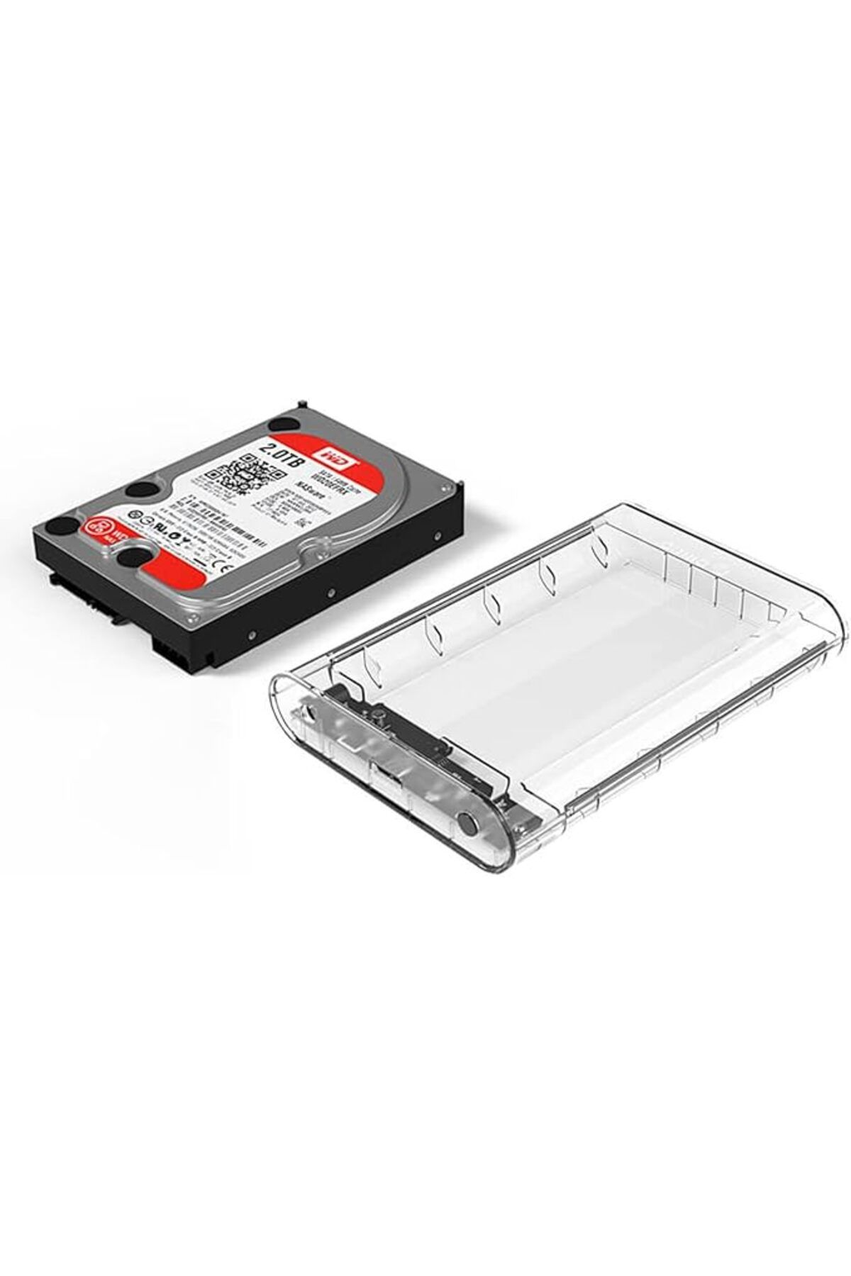 ORICO USB 3.0 Micro B Şeffaf 2.5” 3.5” inch SATA SSD Hard Disk Kutusu