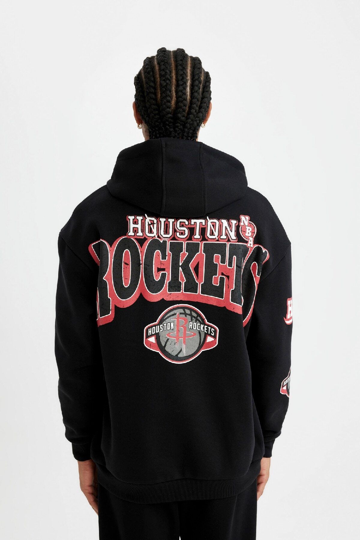 Fit Nba Houston Rockets Comfort Fit Kapüşonlu Kalın Sweatshirt C9276ax24au