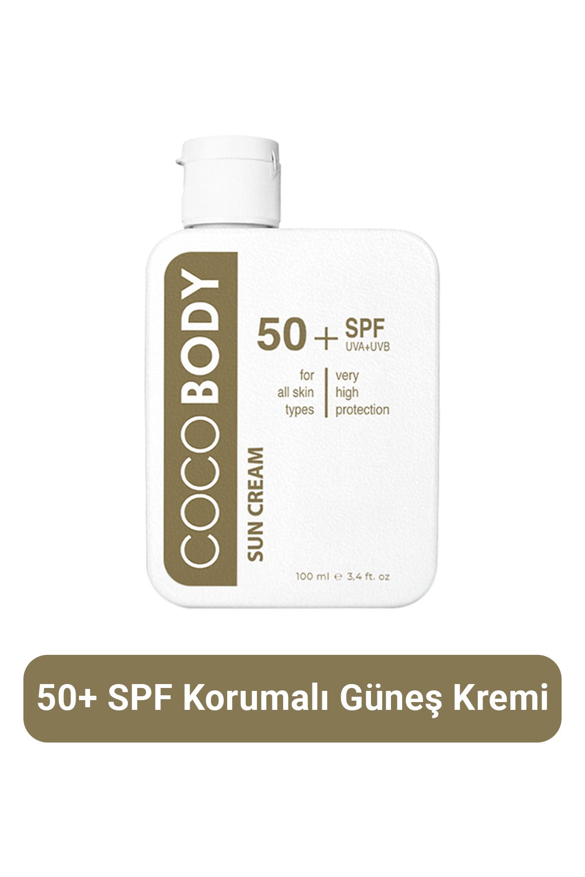 Coco Body Güneş Kremi 50+ SPFYüksek Korumalı