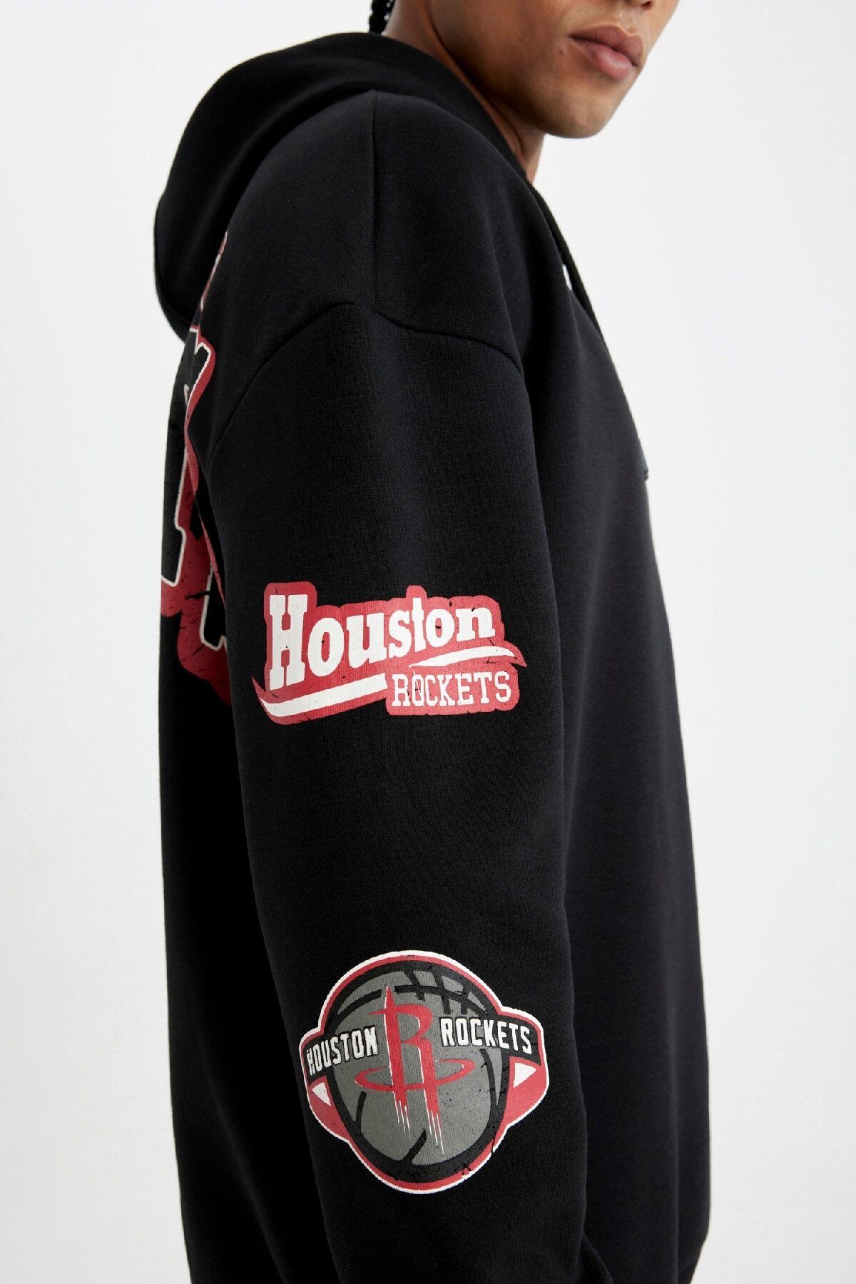 Fit Nba Houston Rockets Comfort Fit Kapüşonlu Kalın Sweatshirt C9276ax24au