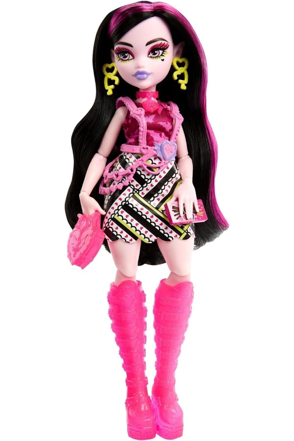 Skulltimate Secrets Neon Frights Draculaura Doll, Oyuncak