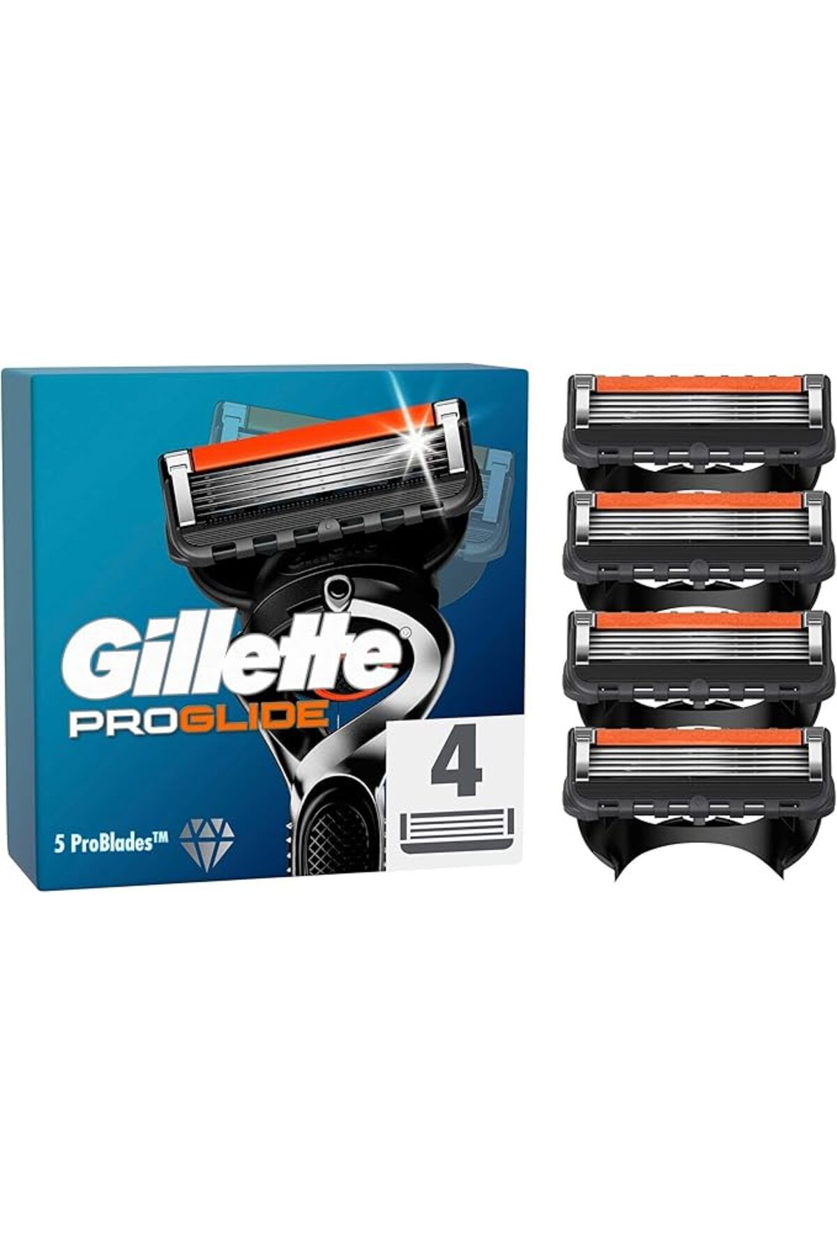 Gillette Fusion Proglide Yedek Tıraş Bıçağı 4 Adet