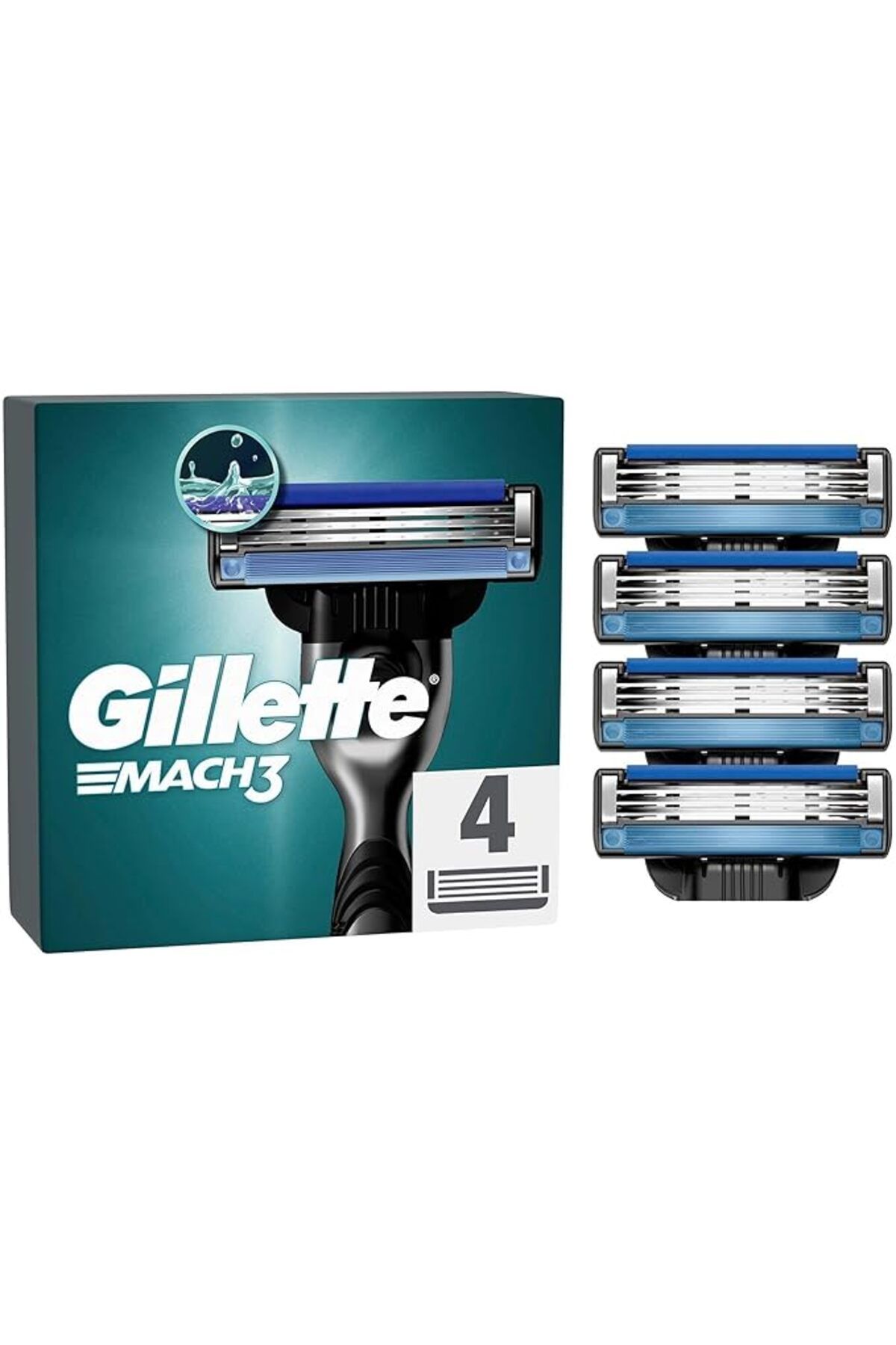 Gillette Mach3 Yedek Tıraş Bıçağı 4 Adet