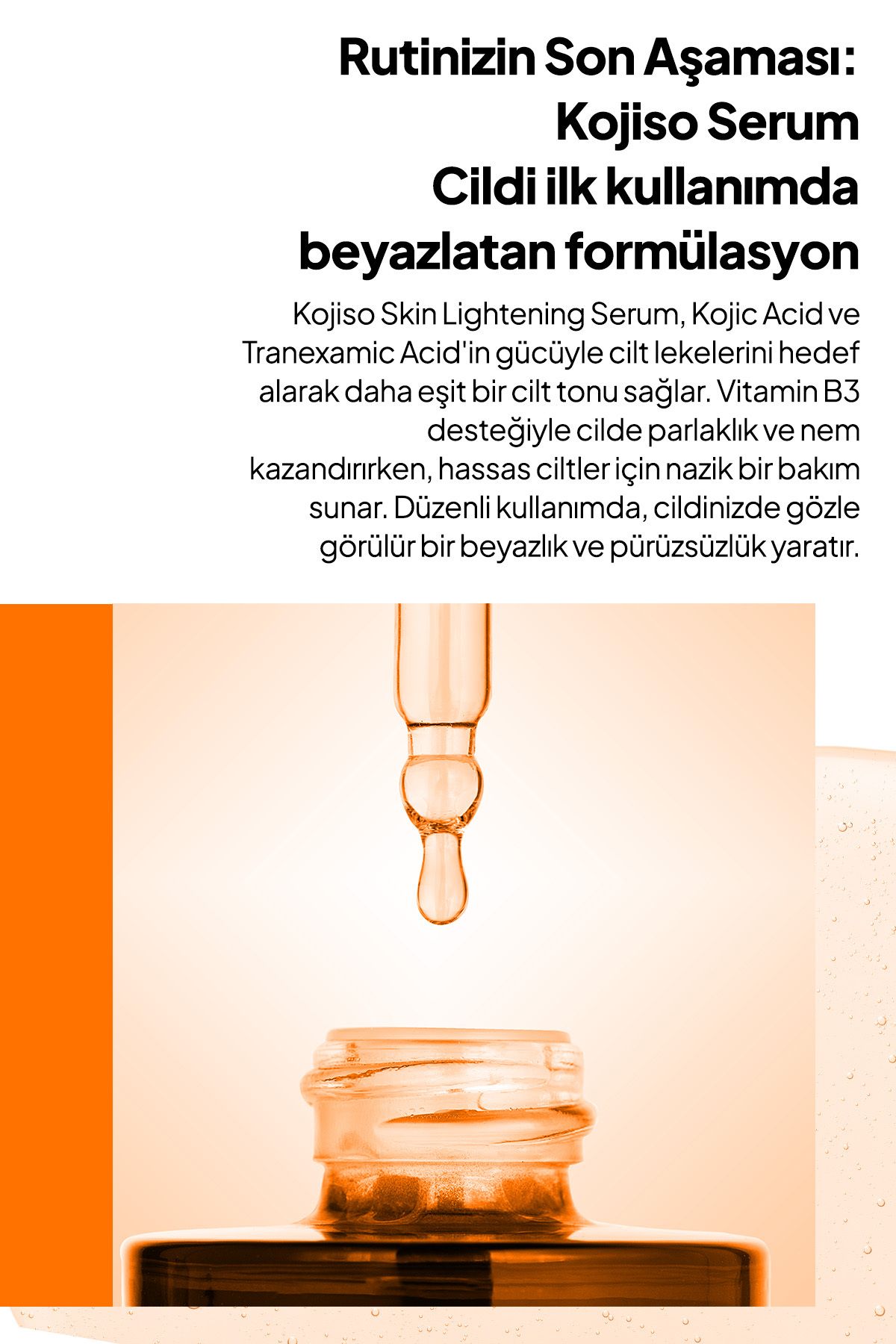 Phlab Kojiso Kojic Asit Serumu, Zerdeçal Ve Kojik Asit Etkisi Ile Leke Karşıtı Serum