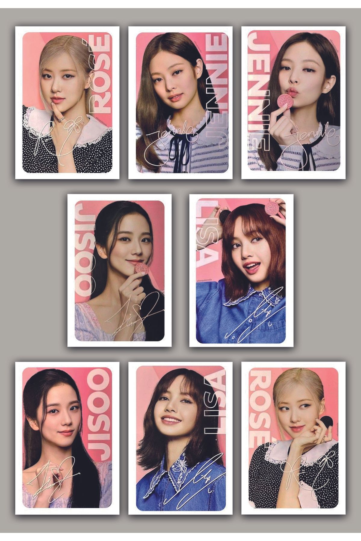 Pankart Evi K-pop BlackpinkPolaroid 8 Adet Fo...