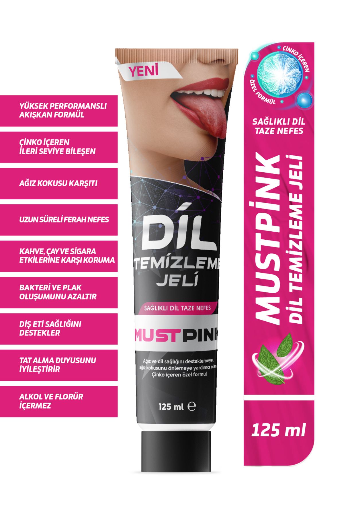 Must Pink Dil Temizleyici Jel| Dil Macunu 125...