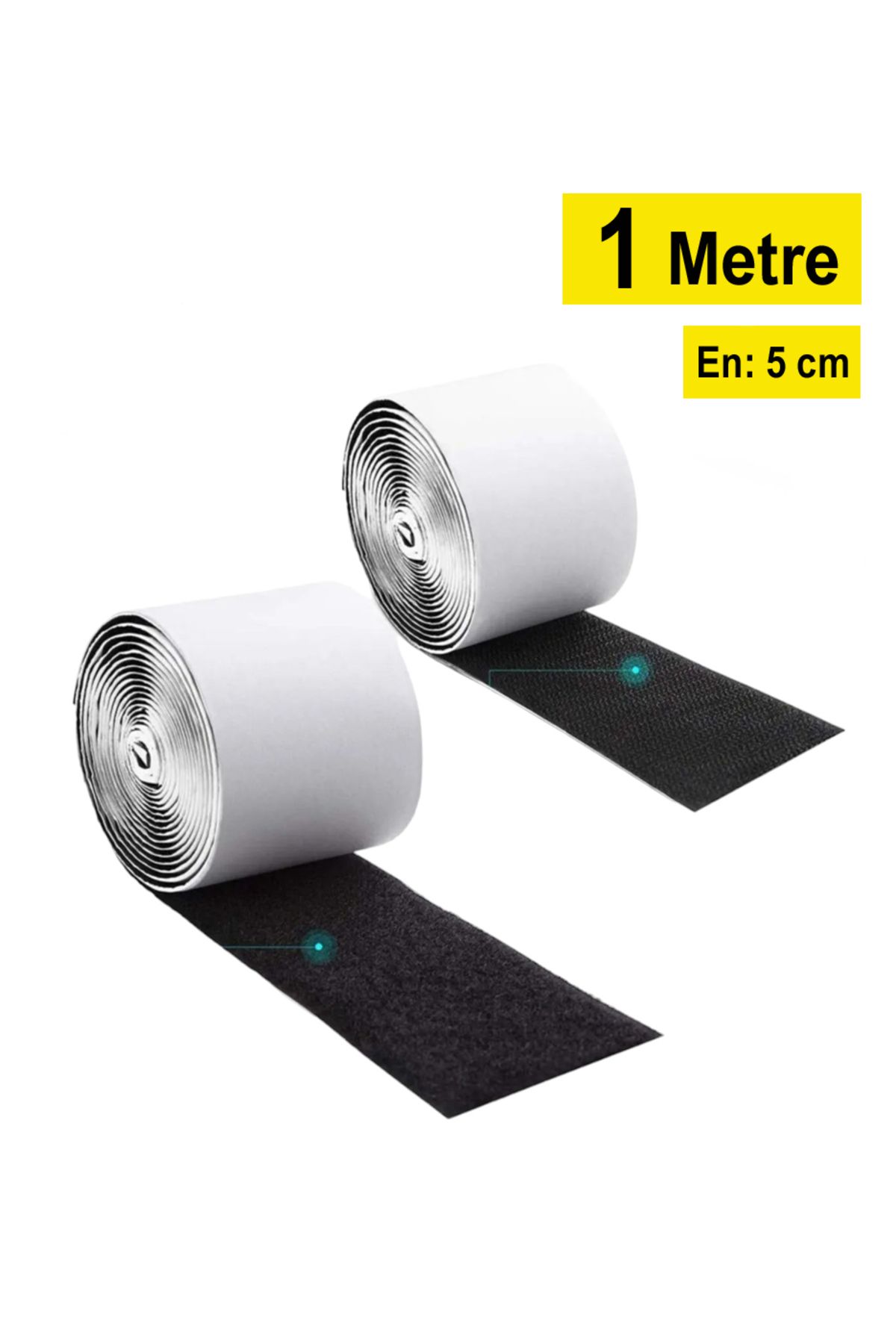 Dünya Magnet 1 Metre -Yapışkanlı Cırt Bant, E...