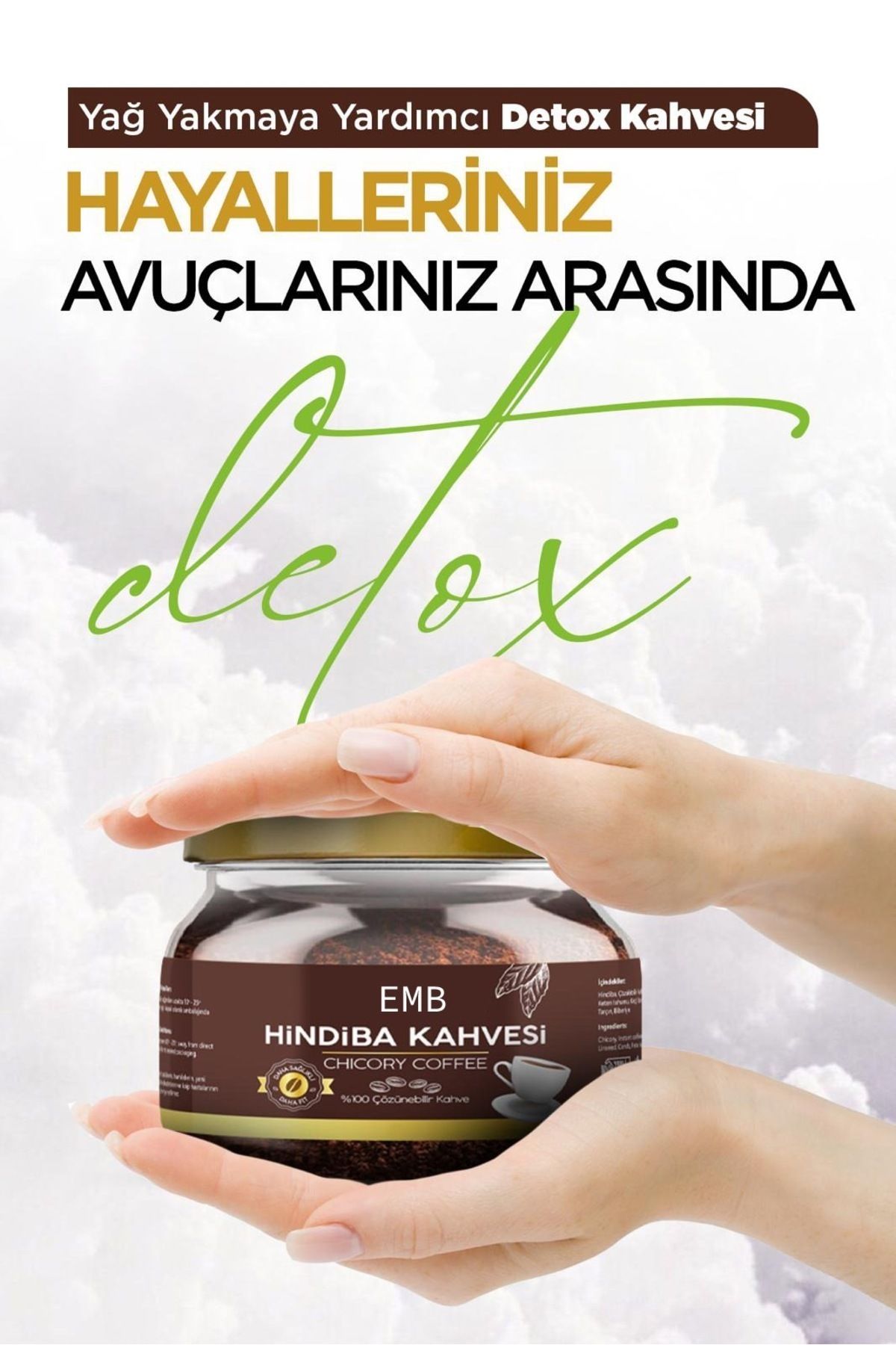 Detox Fit Coffee Zayiflama Ve Kilo Vermeye Yardimci Içimi Kolay Diyet Kahve 150 gr