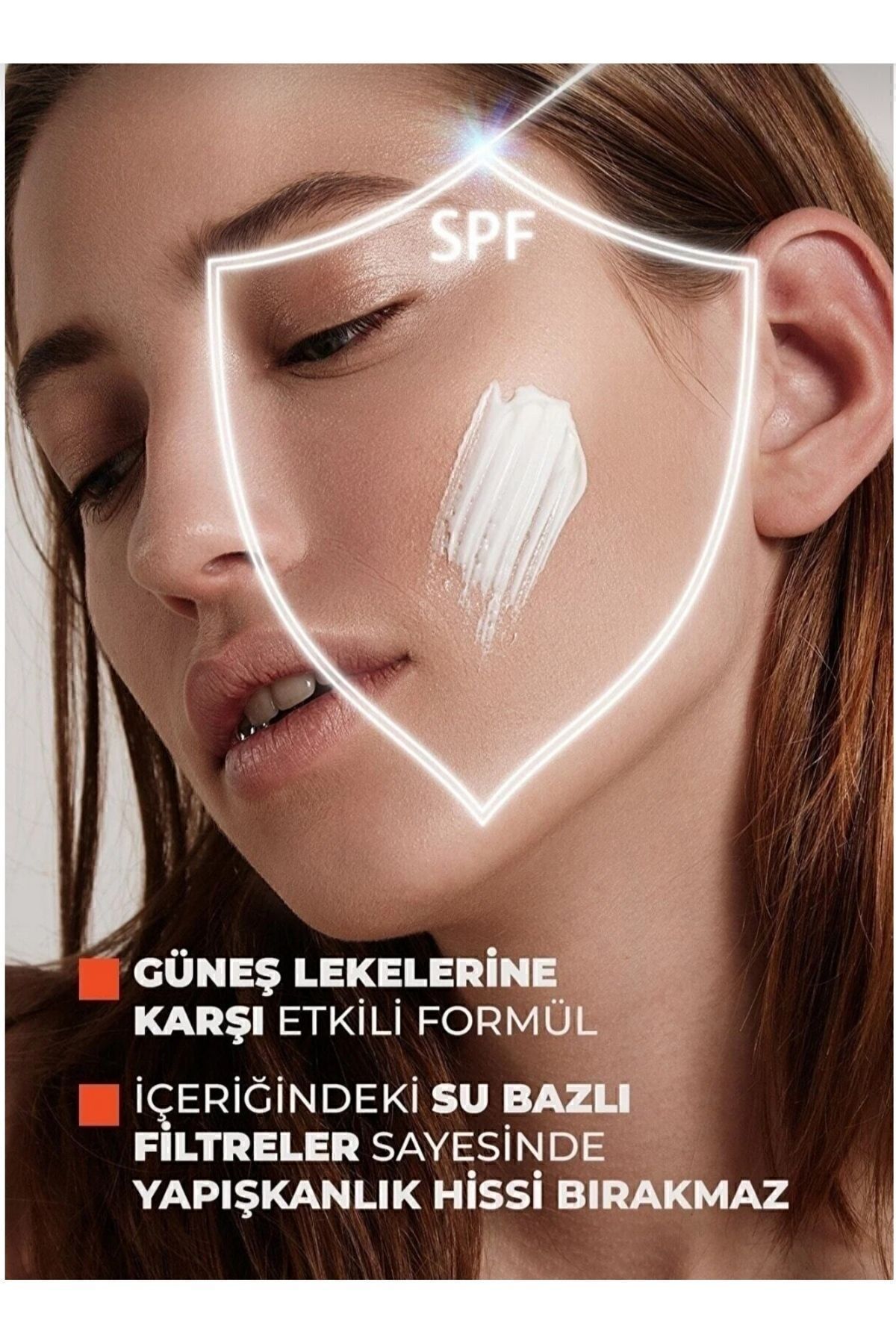 Leke Karşıtı Güneş Kremi Tüm Ciltler Tipleri Için Yüksek Korumalı Spf50 Güneş Kremi Aydınlatıcı