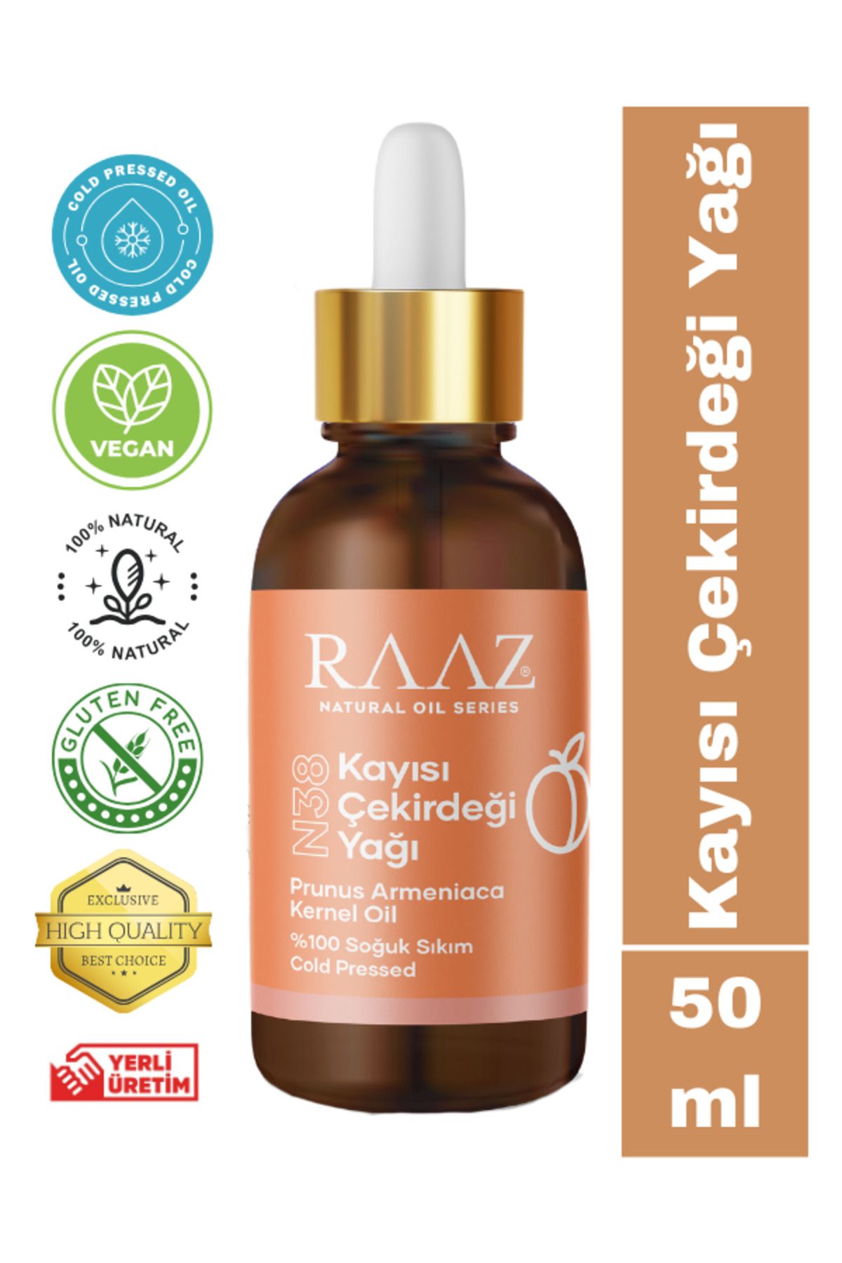 RAAZ KAYISI ÇEKİRDEĞİ YAĞIAPRICOT SEED OIL 50...