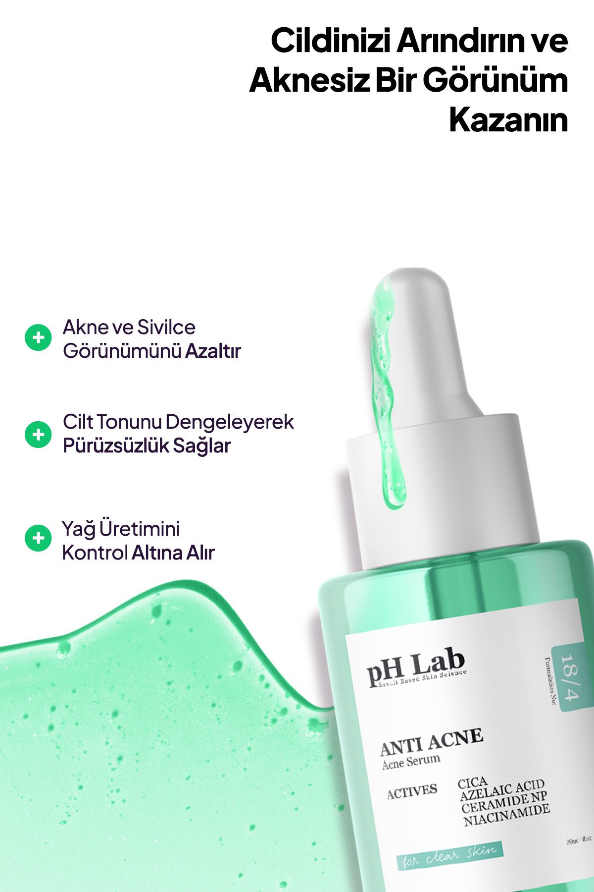 Phlab Anti Acne Serumu, Ve Karşıtı Serum