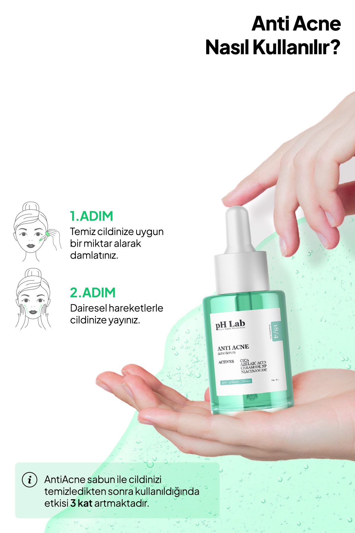 Phlab Anti Acne Serumu, Ve Karşıtı Serum