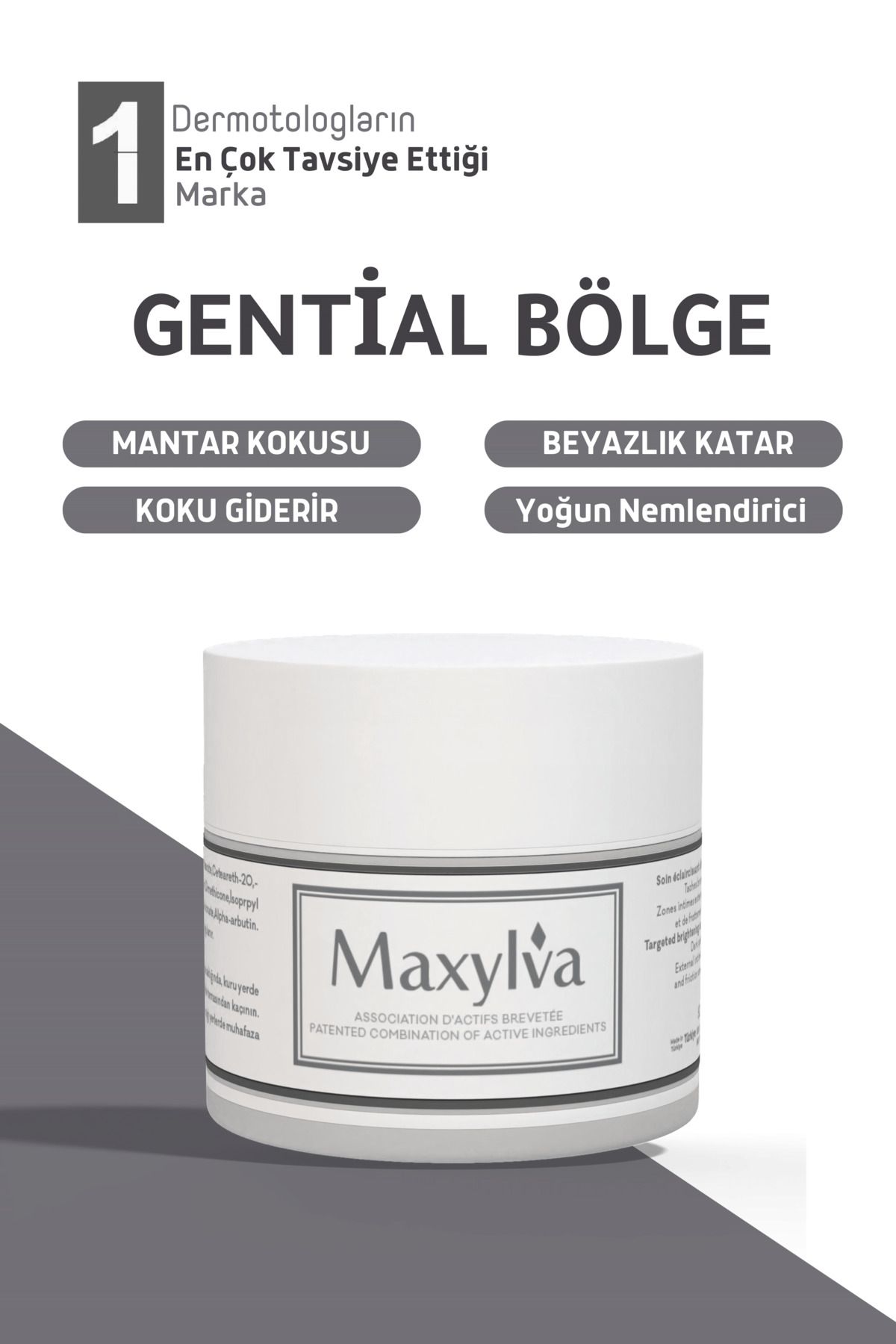 Maxylva Genital BölgeBeyazlatıcı Krem 50ml