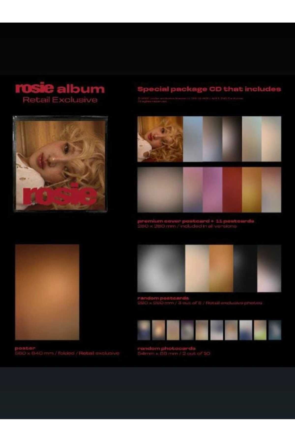 ROSE - [ROSIE] Album RETAIL EXCLUSIVE Version