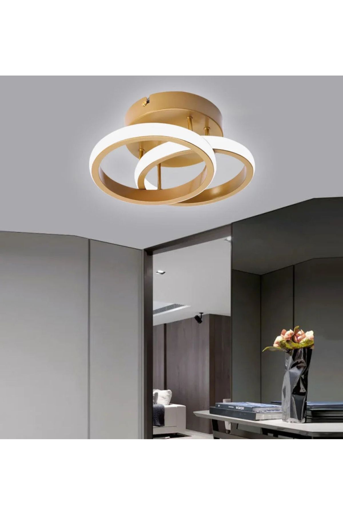 Buiva Modern Tasarım RingPlafonyer Tavan Led...