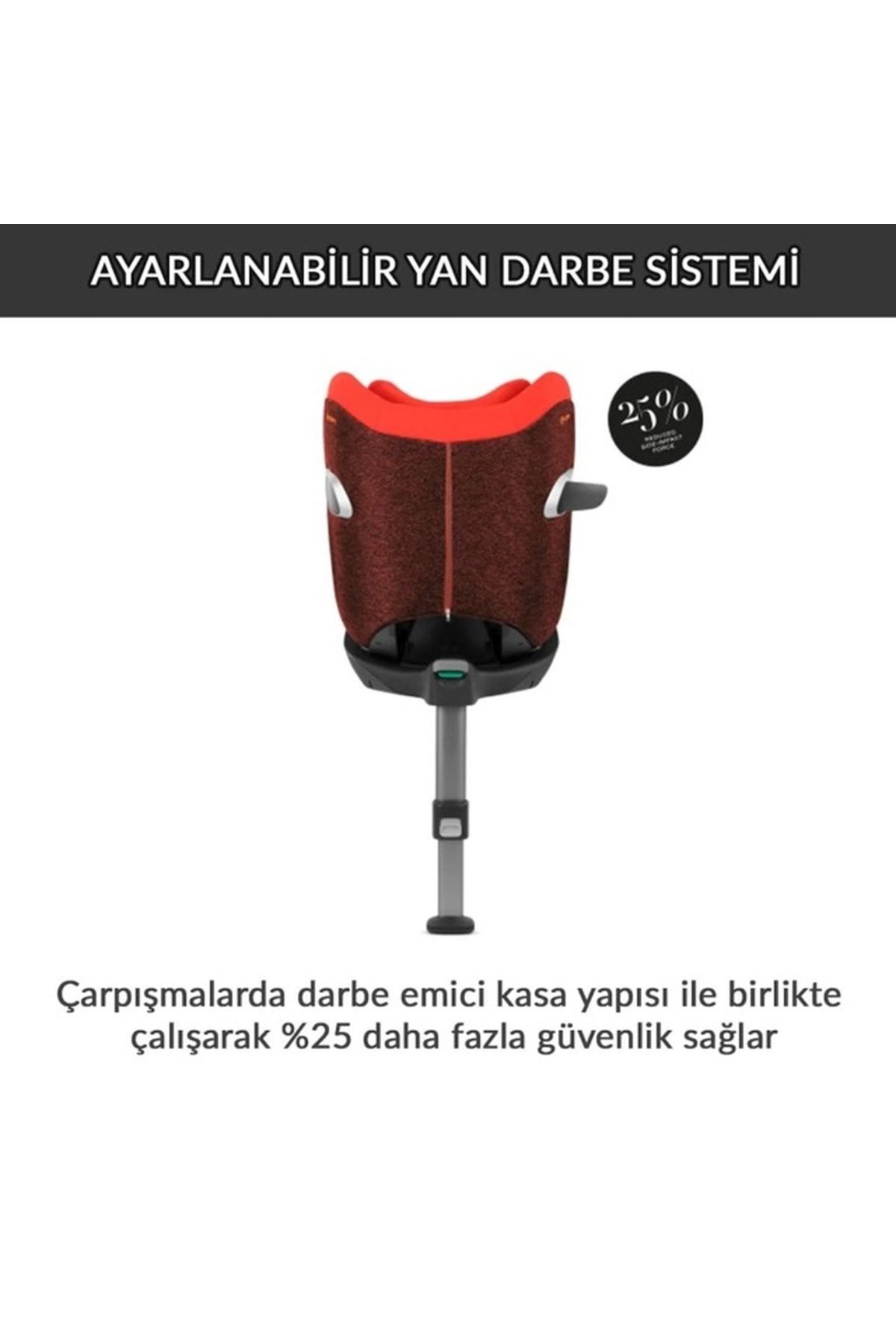 Sirona Zi isize Plus (soho grey) 360 derece dönen Adac ödüllü isofix bebek oto koltuğu 0-18 kg