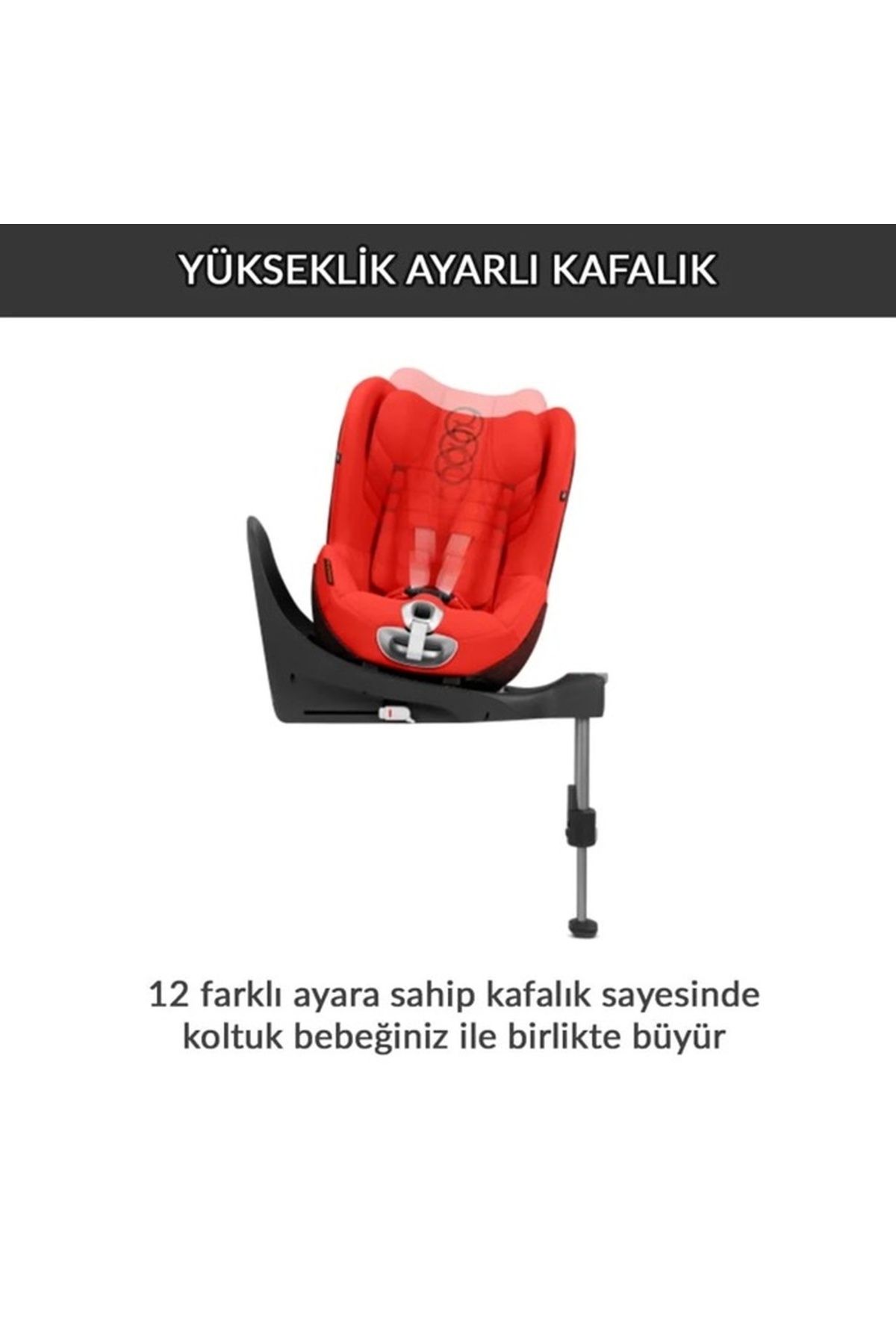 Sirona Zi isize Plus (soho grey) 360 derece dönen Adac ödüllü isofix bebek oto koltuğu 0-18 kg