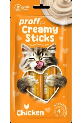 Cat Creamy Sticks Tavuklu Kedi Ödülü 4*15 Gr. Image 0