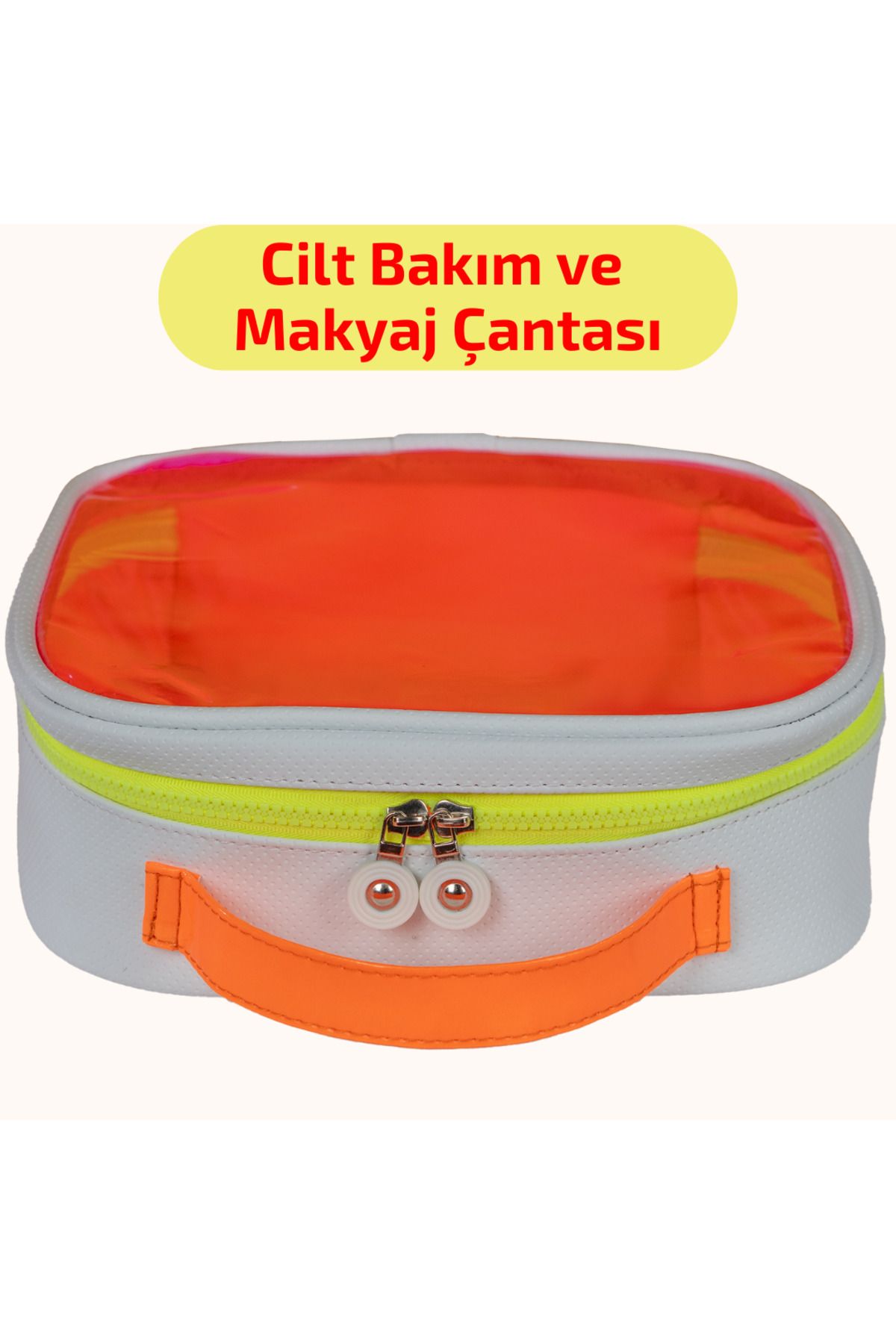 Cilt Bakım, Makyaj, Kozmetik Çantası, Büyük Boy Seyahat Banyo Taşınabilir Şeffaf Kozmetik Çantası