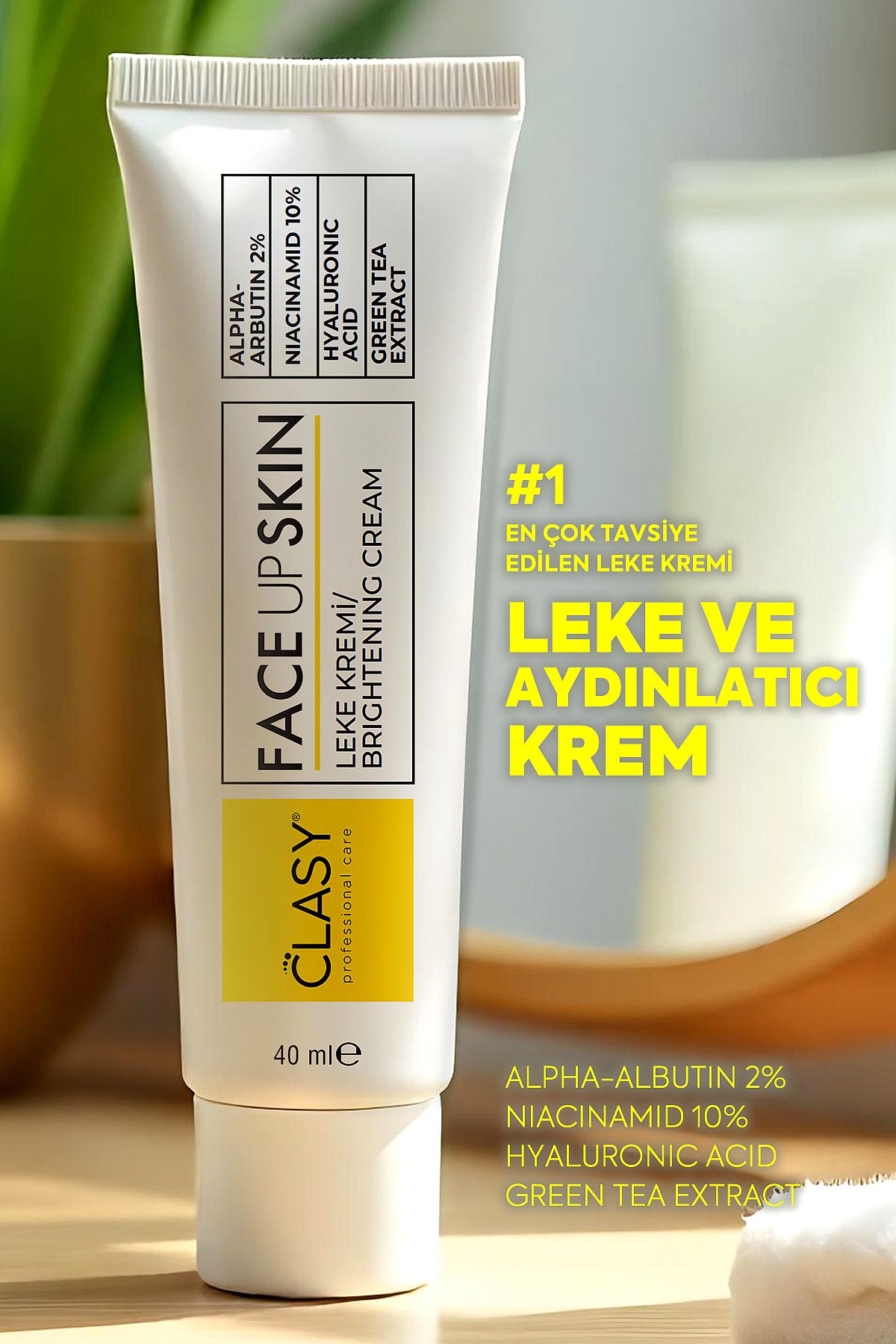 Clasy CareFace Up Skin LekeKremi 40 ml