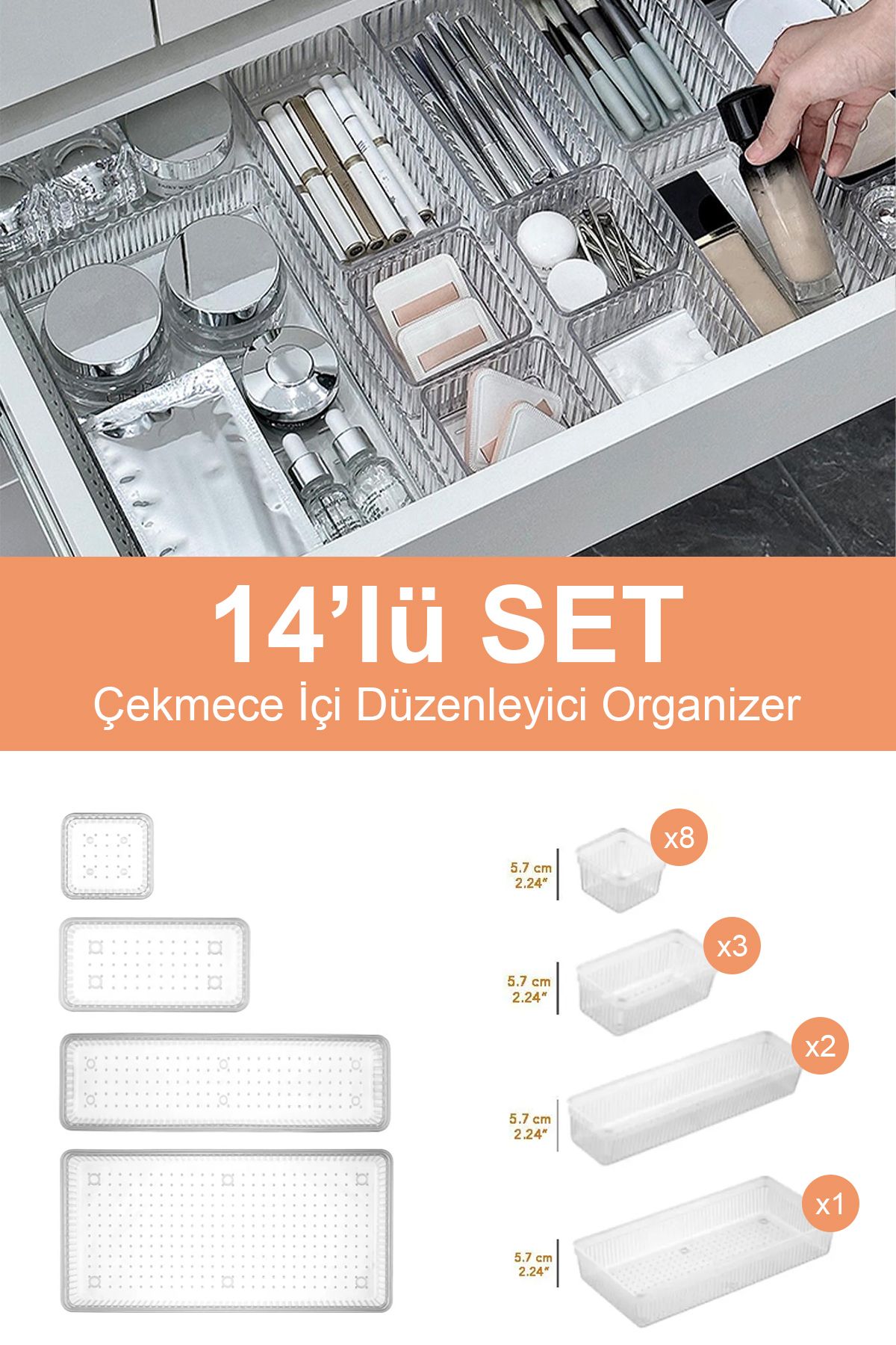 Fesya Home Origami ÇekmeceIçi Düzenleyici Mak...