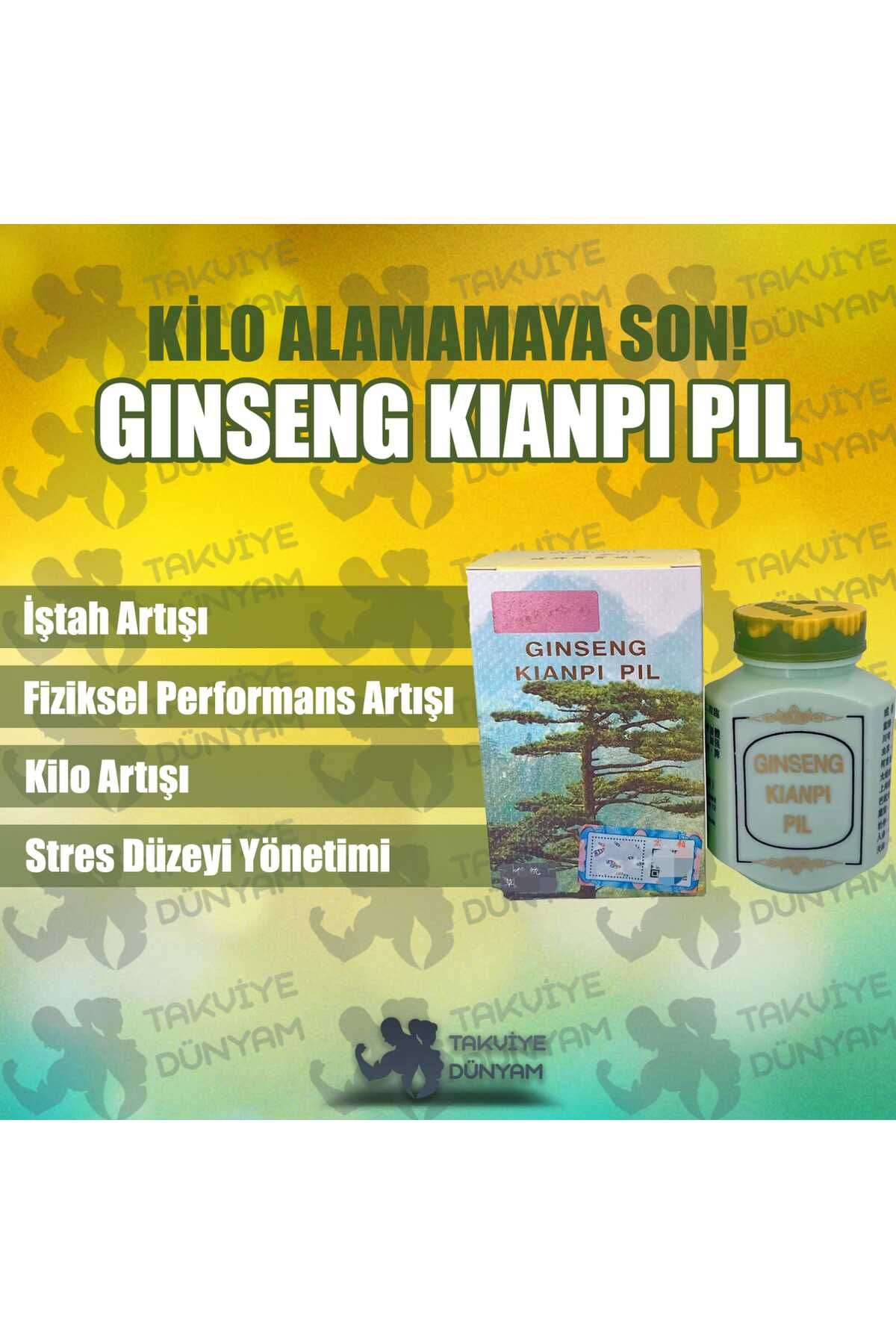 WISDOM Ginseng Kianpi PilDoğal Kilo Alma Işta...