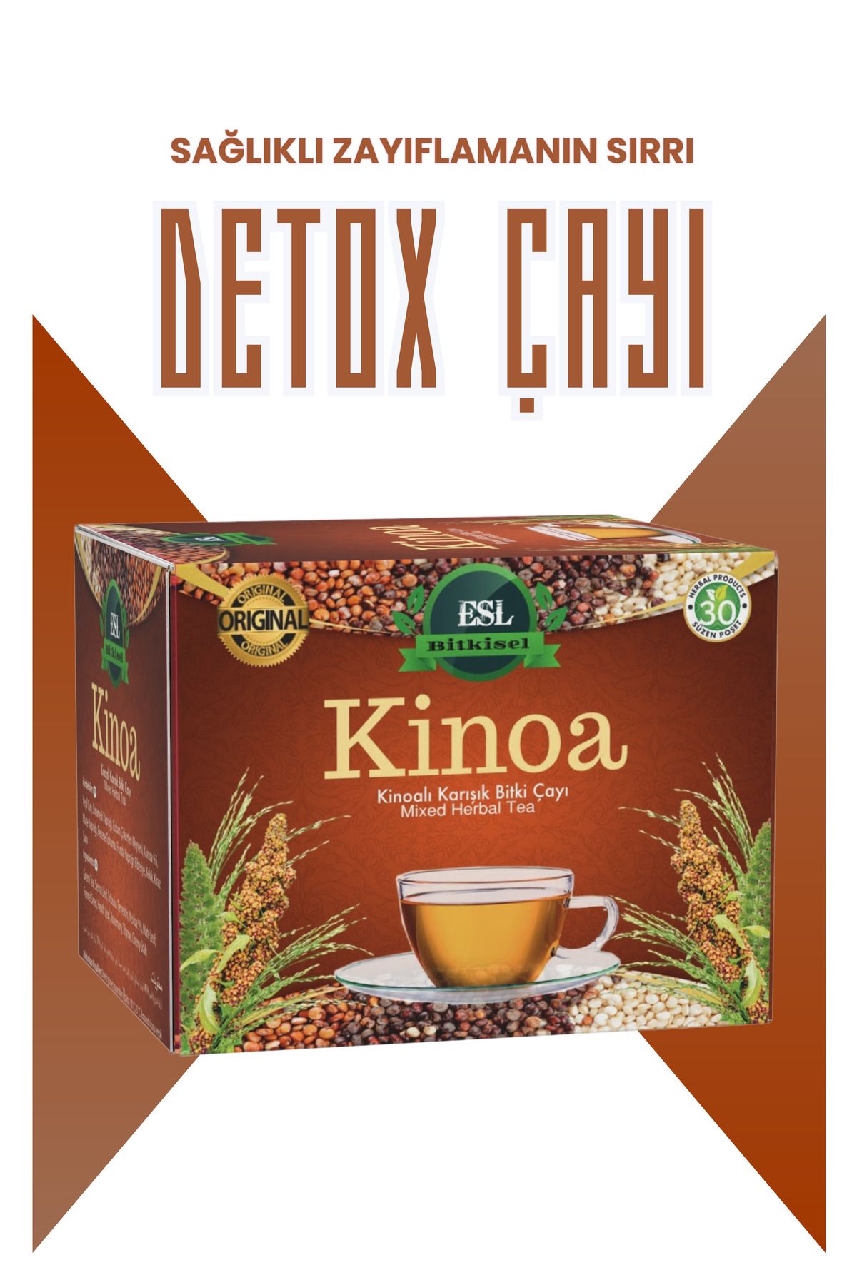 Zayıflama1, Yağ Yakıcınz, Metabolizma, Ödem1 Atıcı, Detox Mix, & Kinoa Çay (2 KUTU)