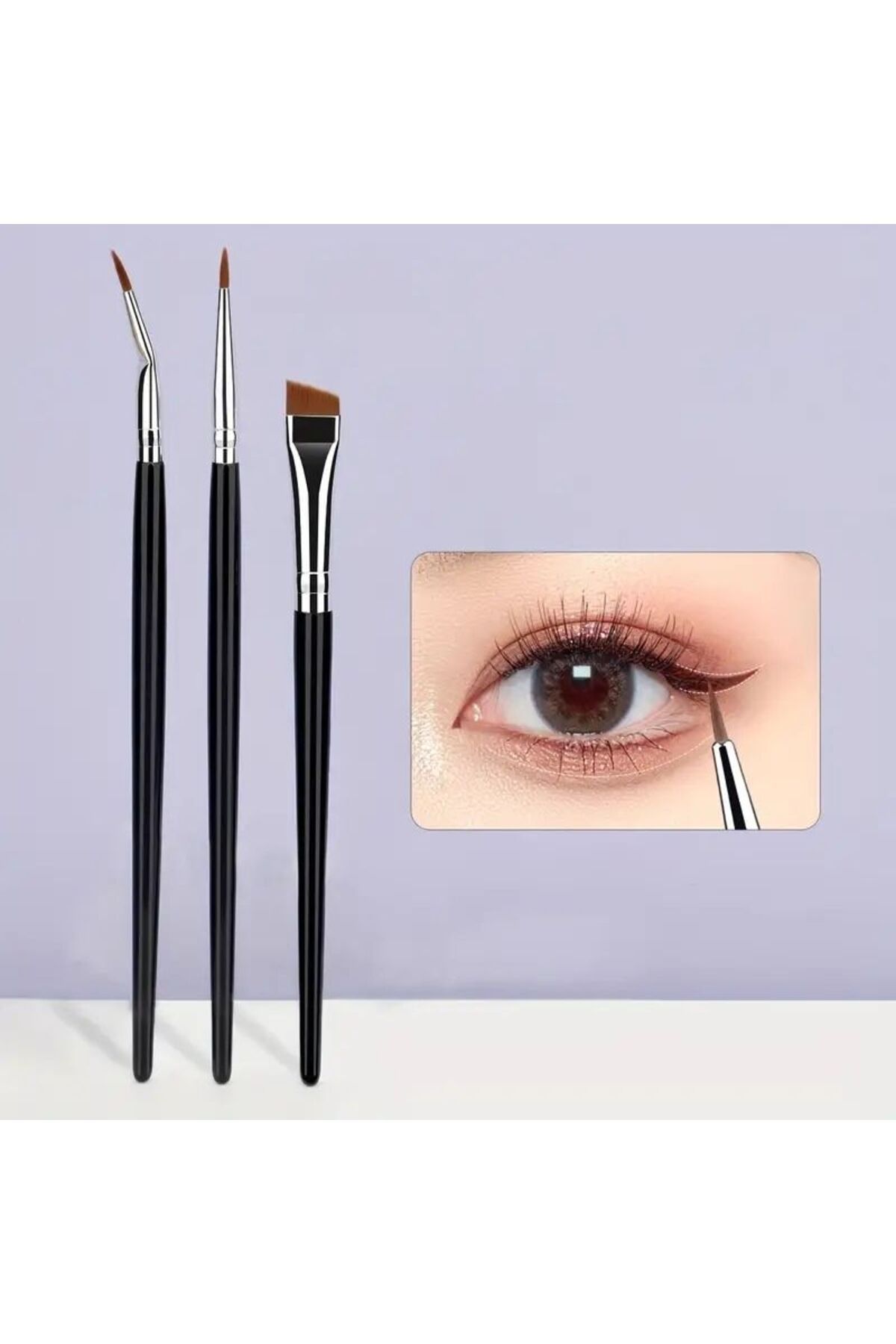 Obenimstore üçlü pro inceeyeliner fırçası