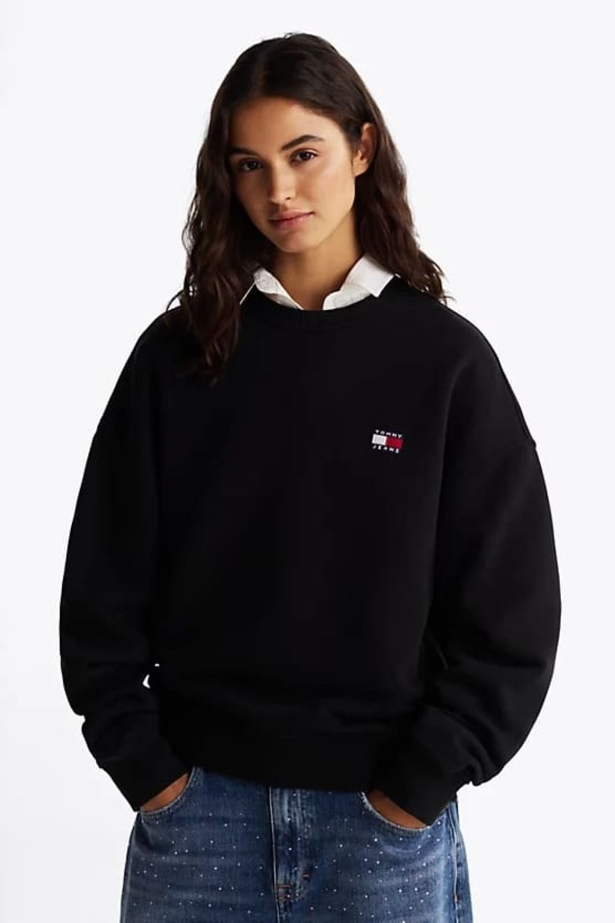 Tommy Hilfiger KadınSweatshirts - Siyah