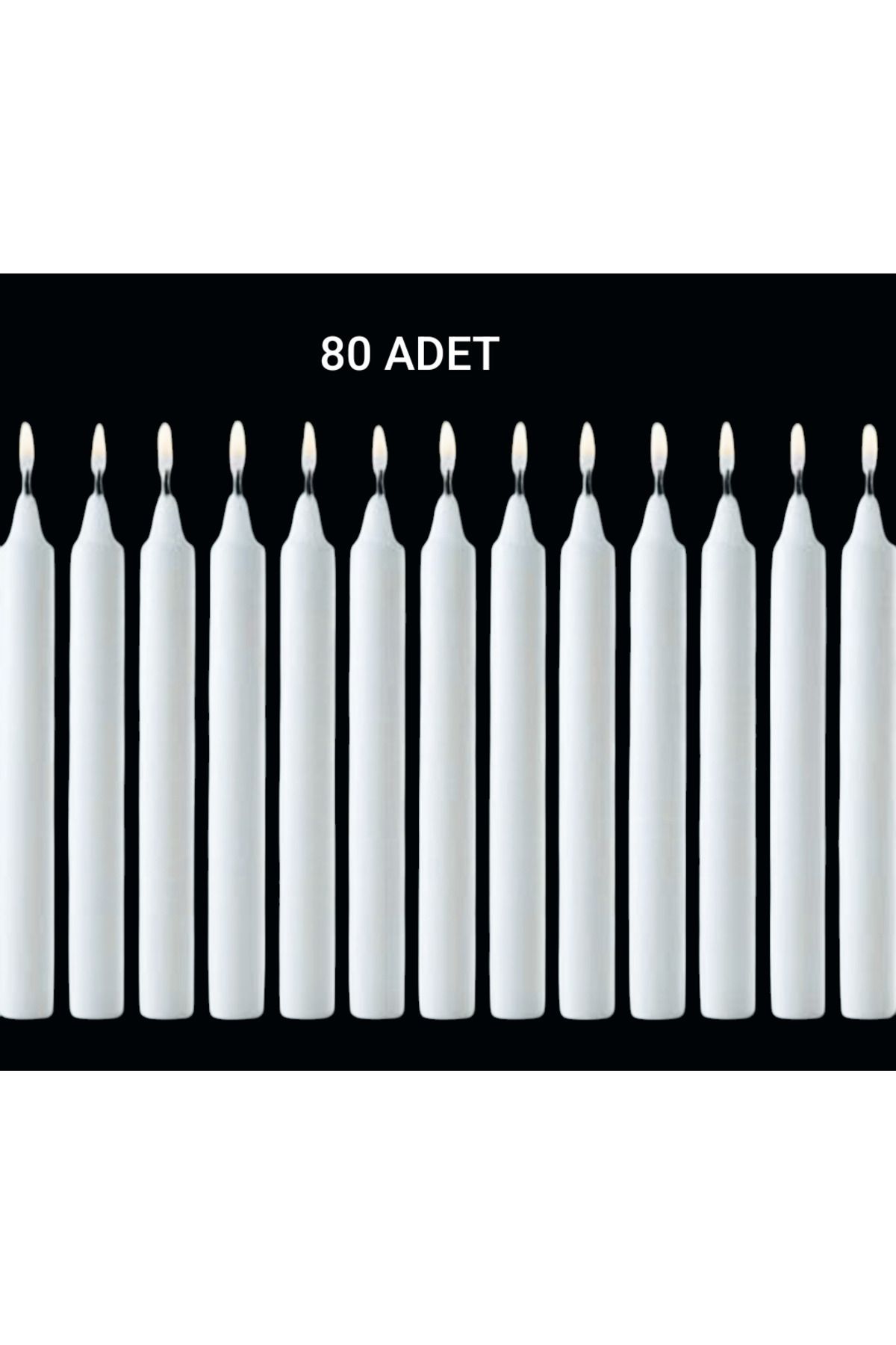 BÜYÜLÜ HOME 80 Adet EkonomikBakkal Mum