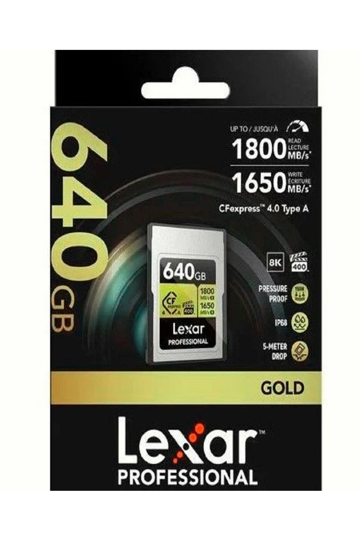 Lexar 640GB Professional GoldCFexpress 4.0 Ty...